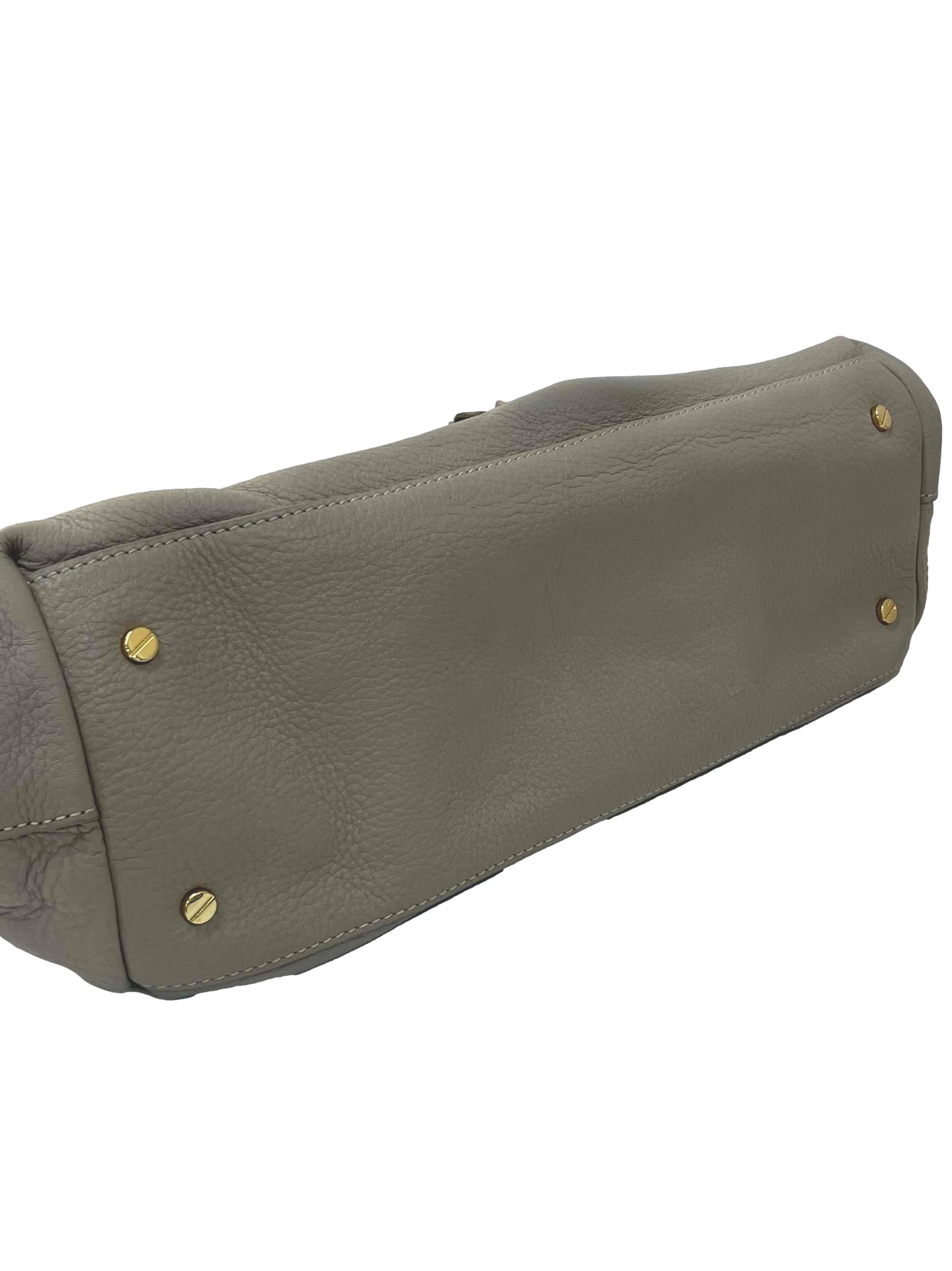 Grey The Chain Shoulder Slouchy Tote Bag