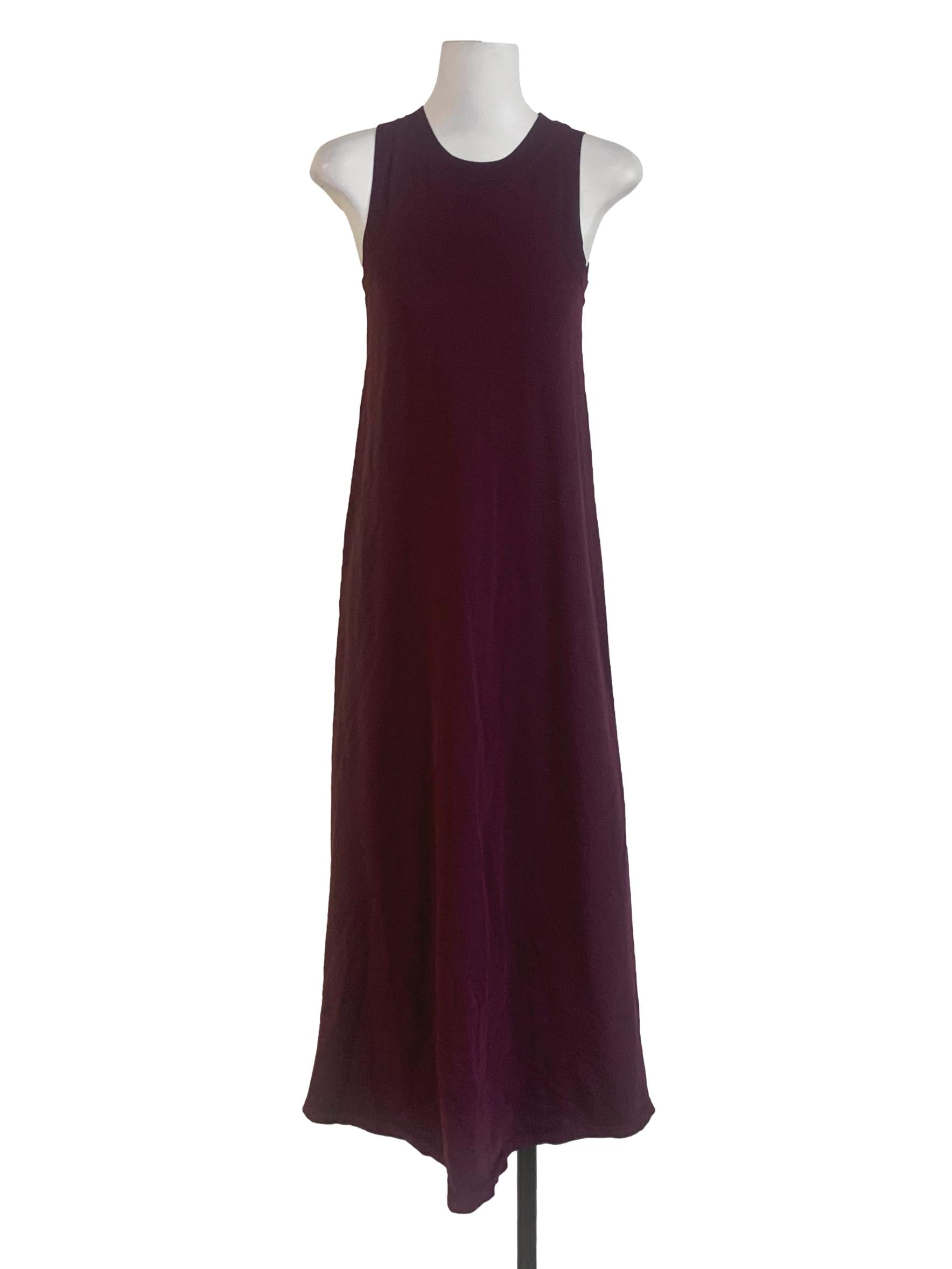 Sangria Purple Strapless Dress