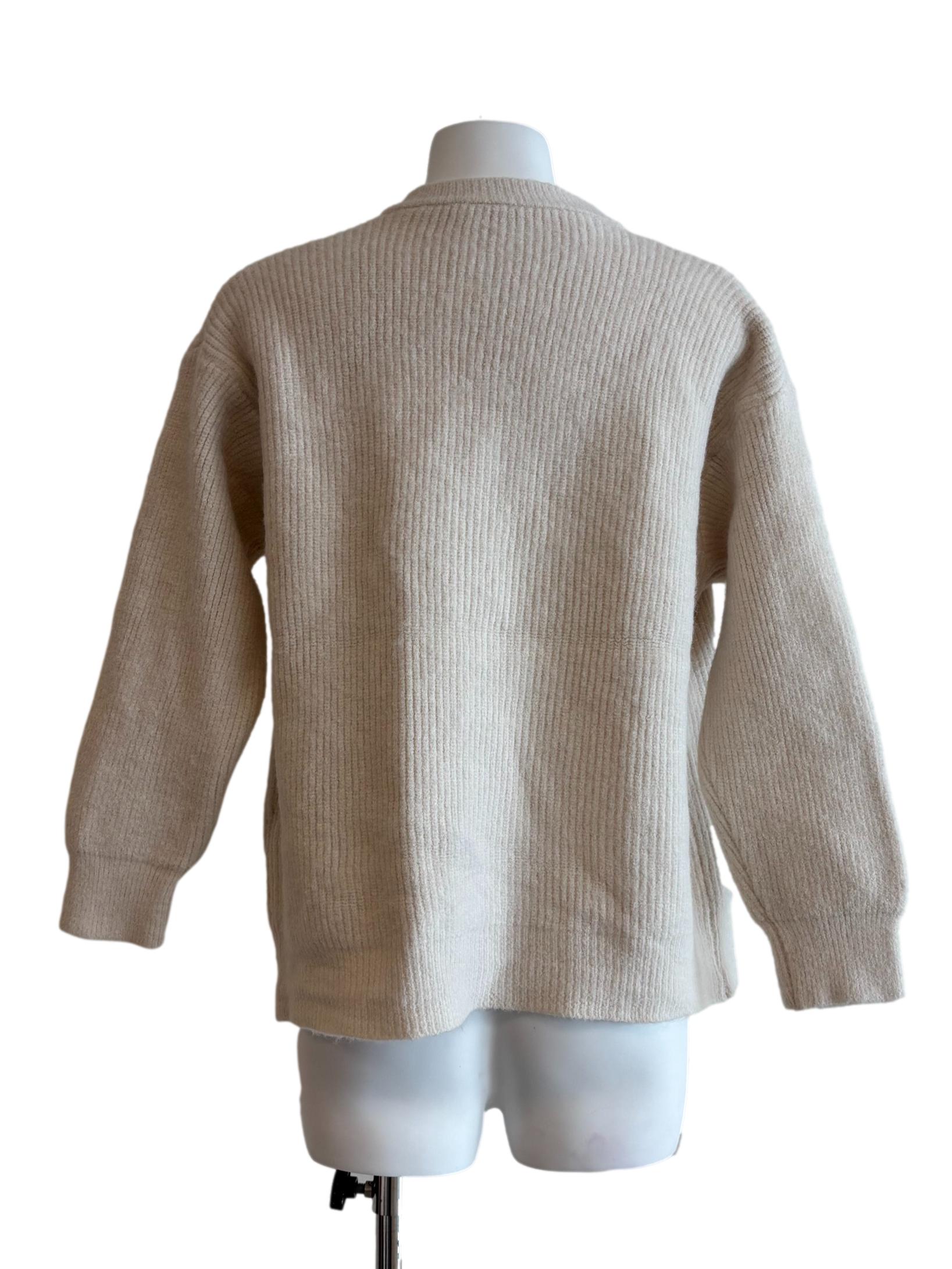 Rice White Fleece Jacket