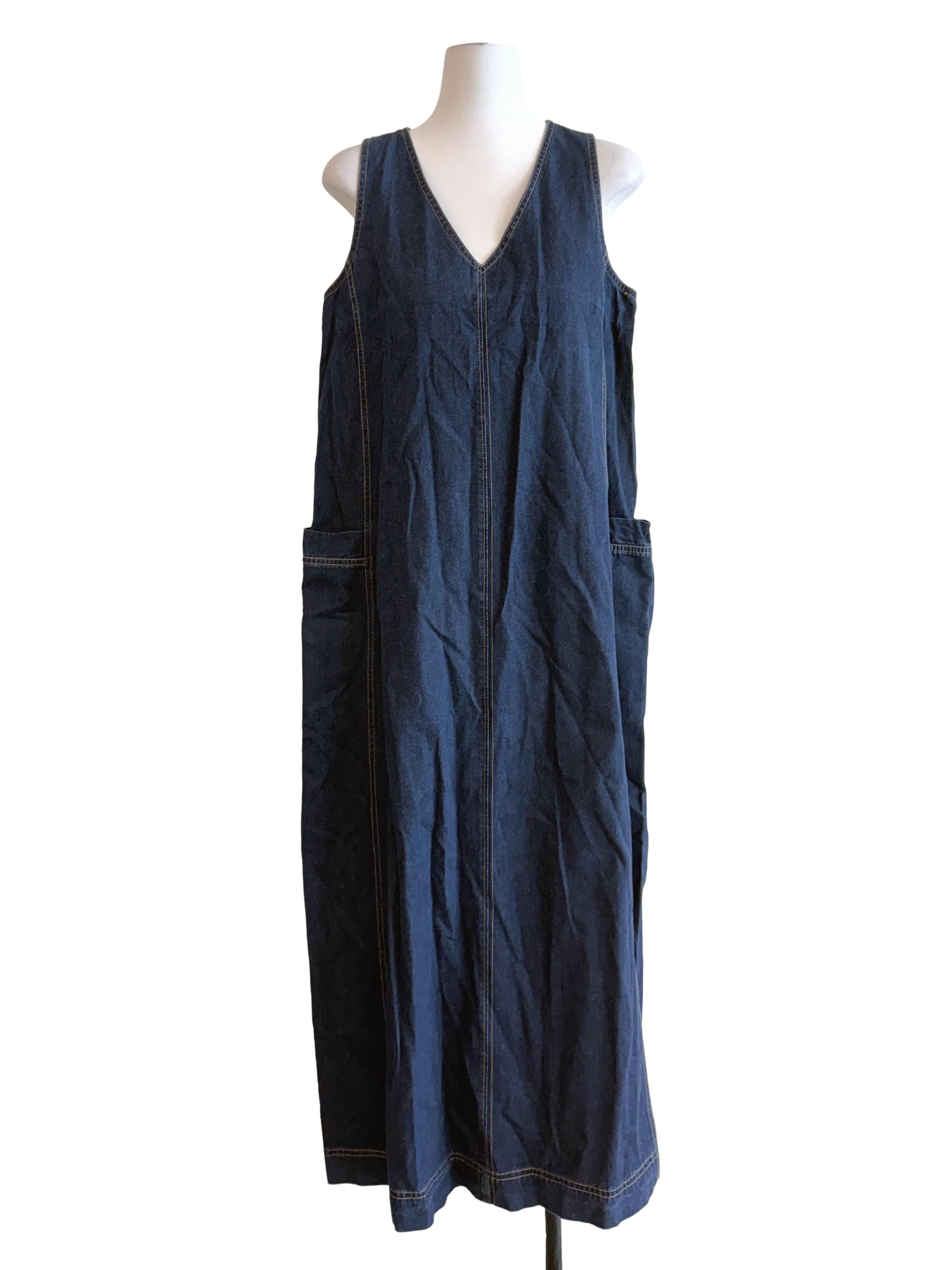 Dark Denim Shift Dress