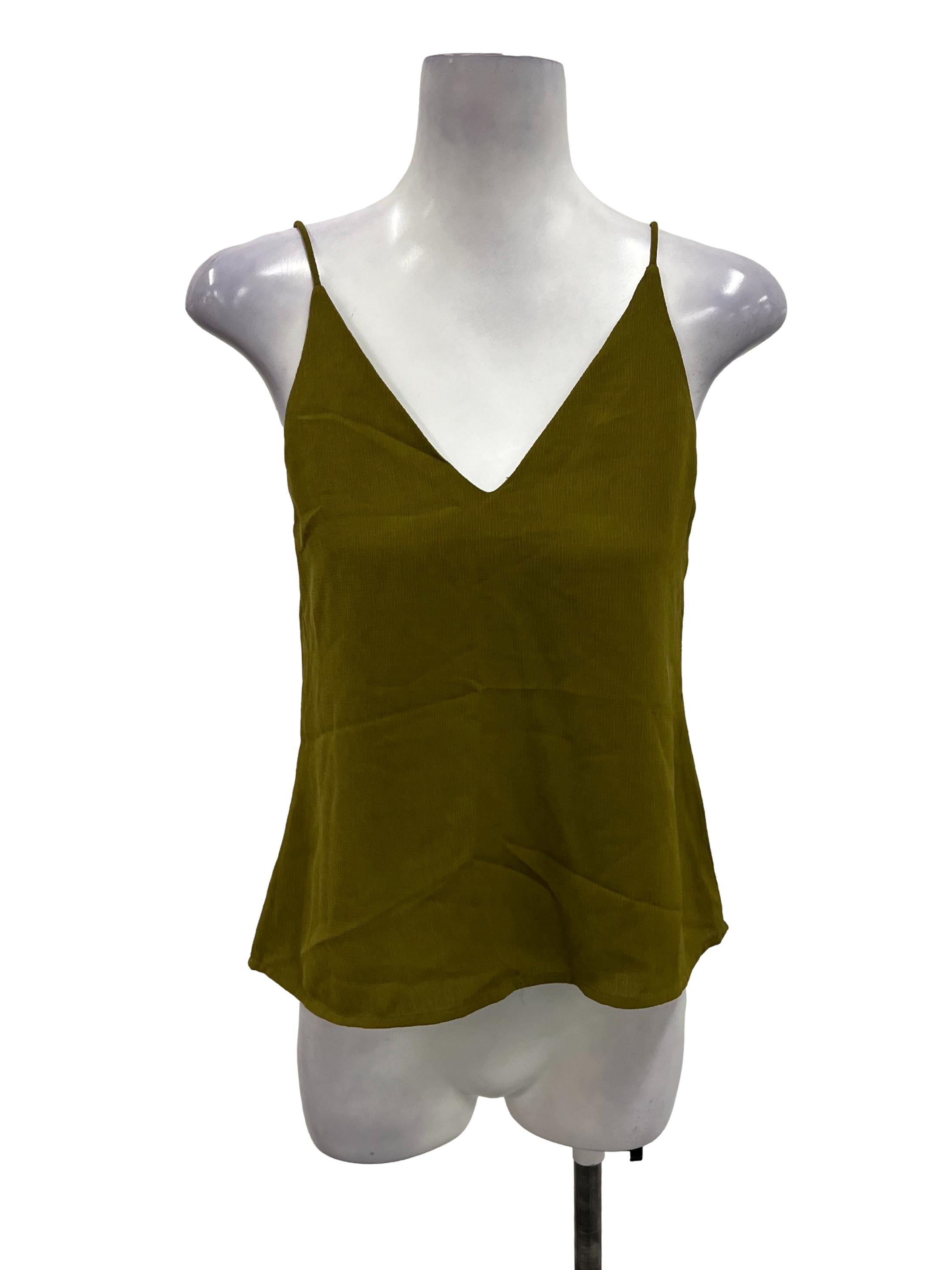 Olive Slip Cami