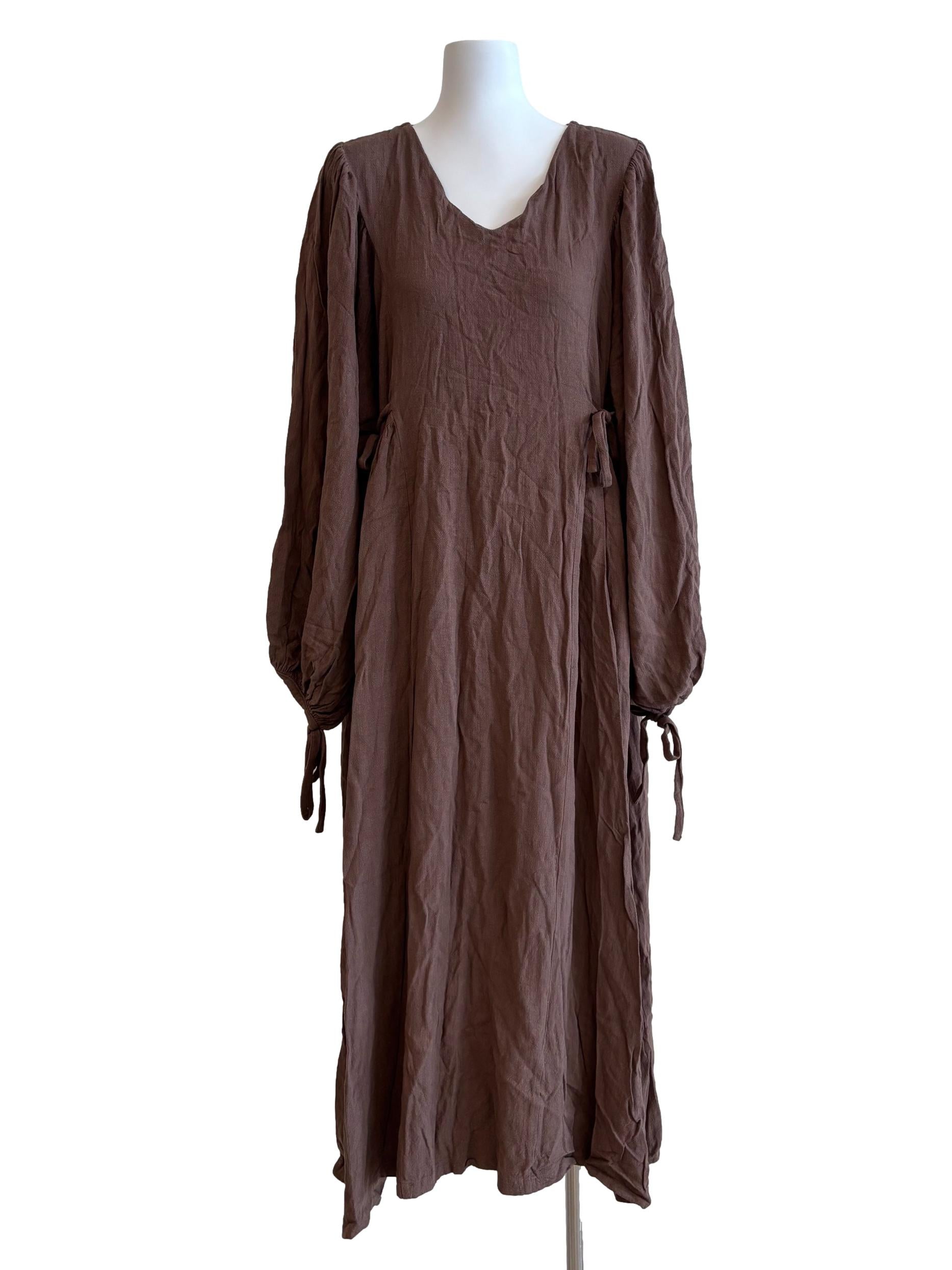 Mustang Brown Long Sleeve Dress