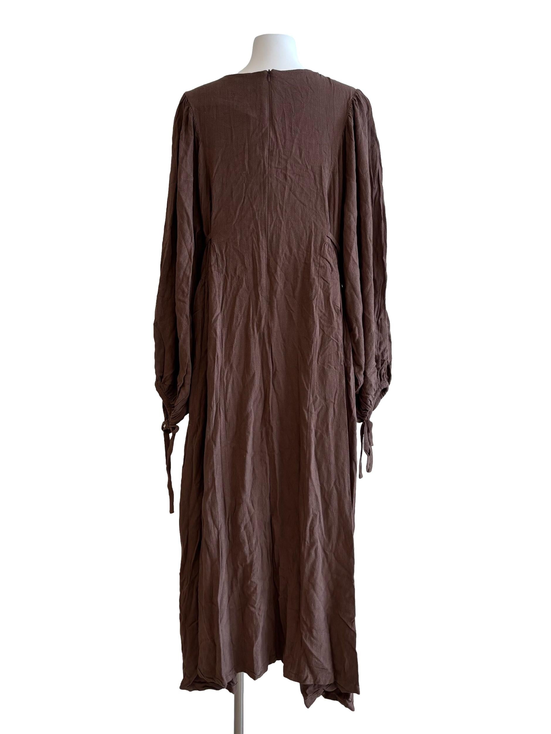 Mustang Brown Long Sleeve Dress