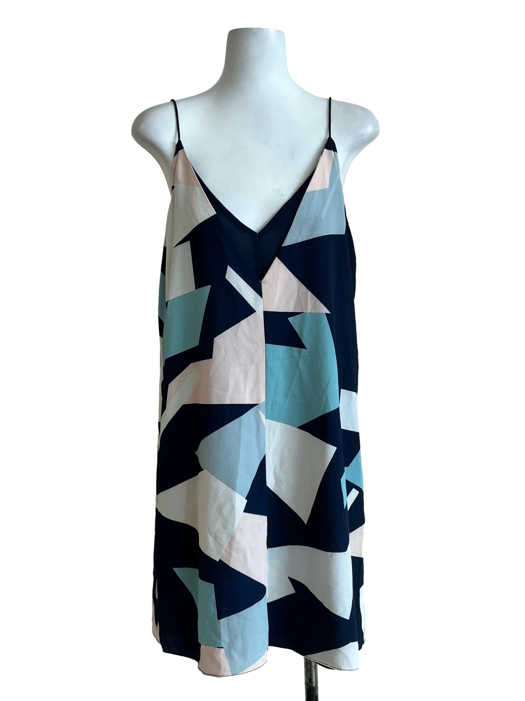Dark Blue Sleeveless Dress TCL
