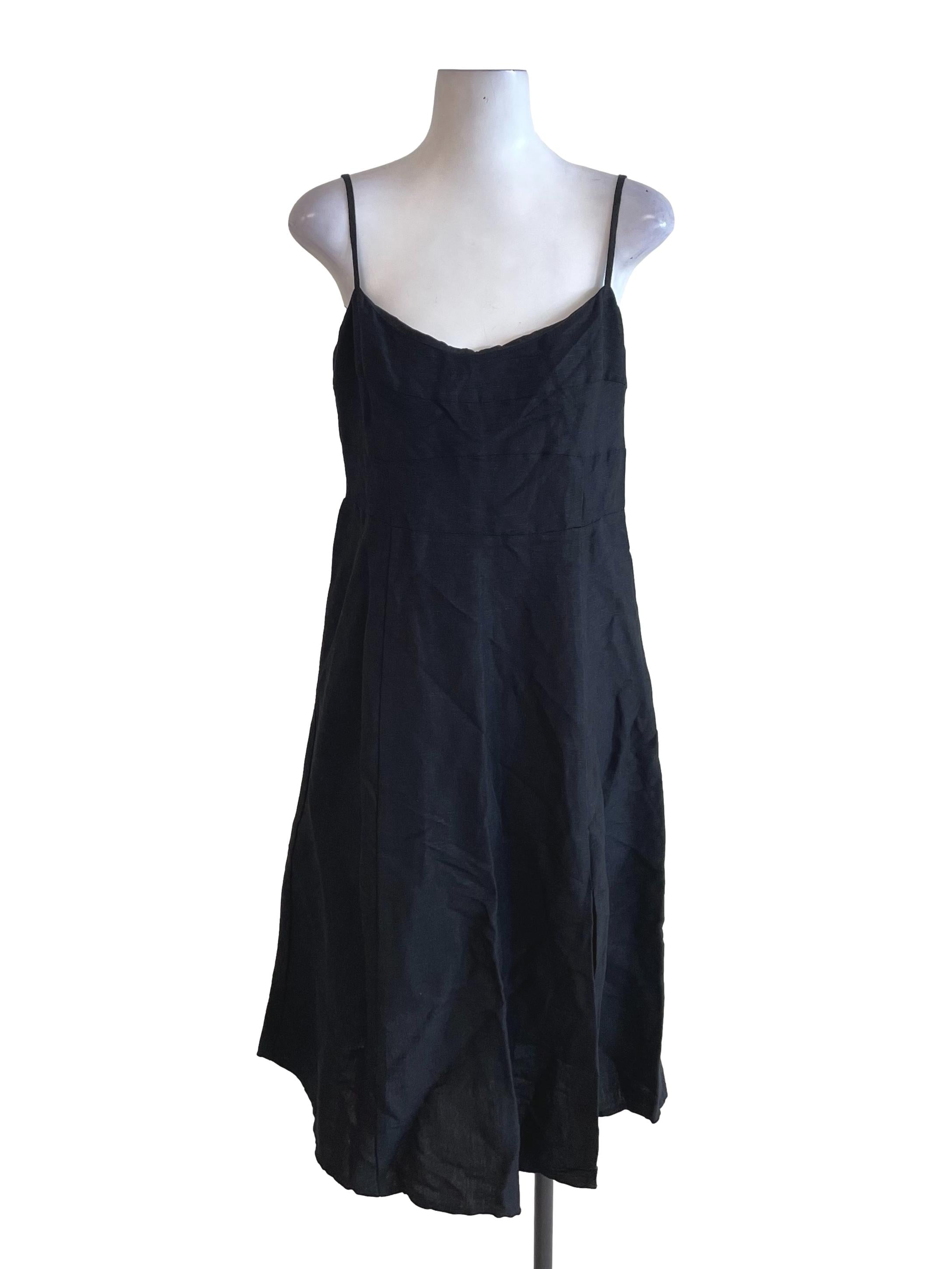 Beige Pattern Adjustable Strap Dress