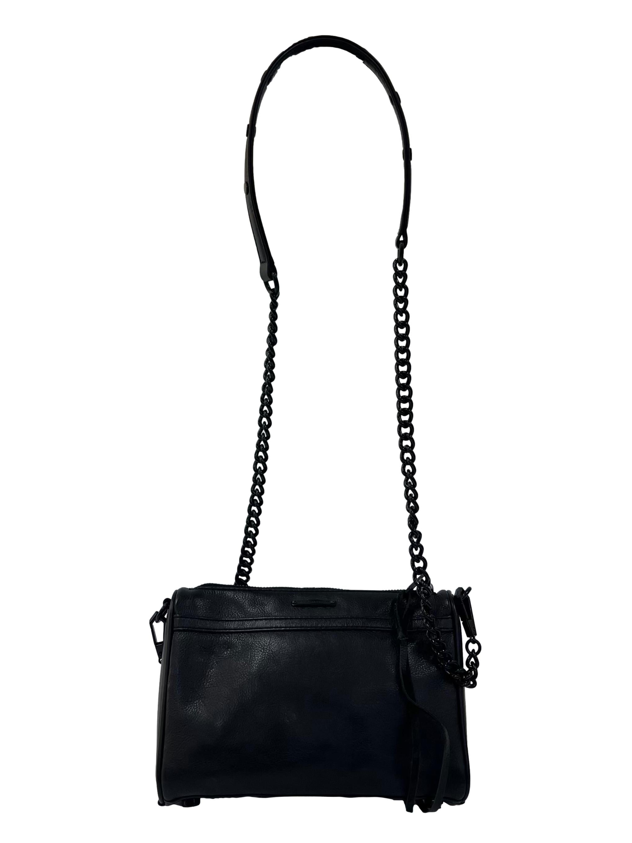 Black Mini Mac Crossbody Bag