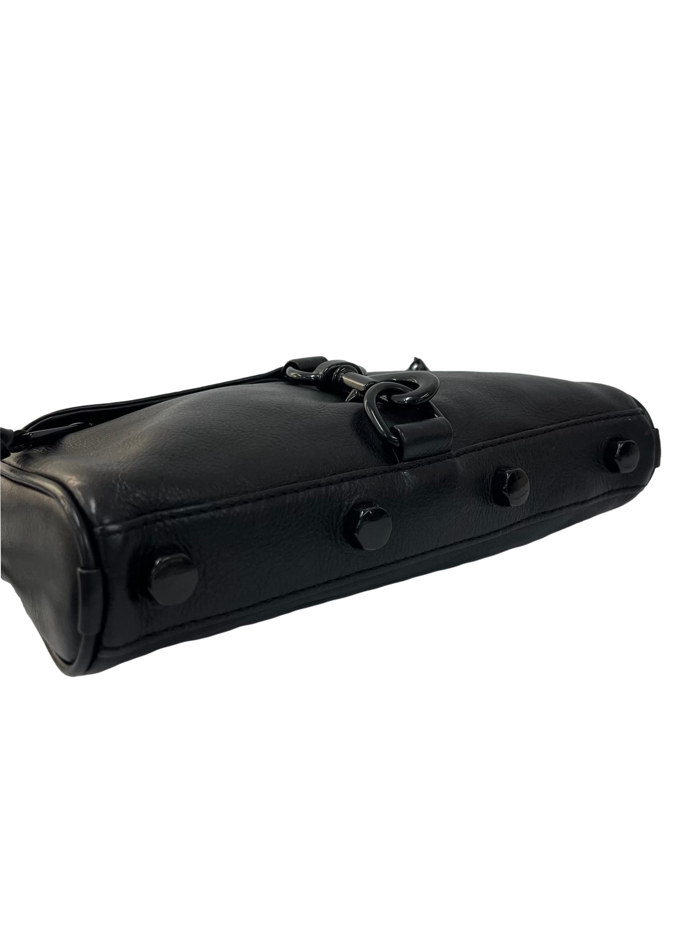 Black Mini Mac Crossbody Bag