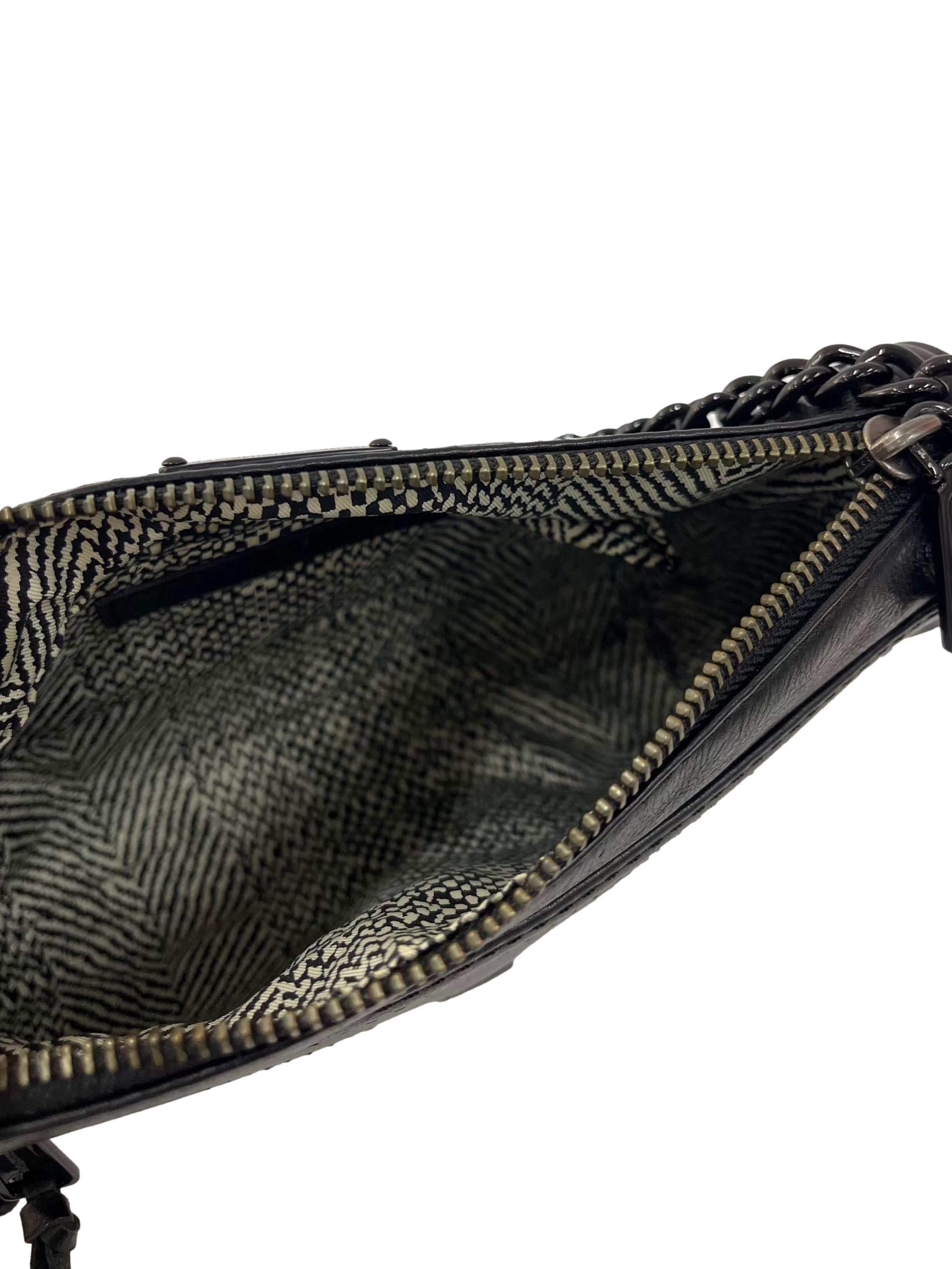 Black Mini Mac Crossbody Bag