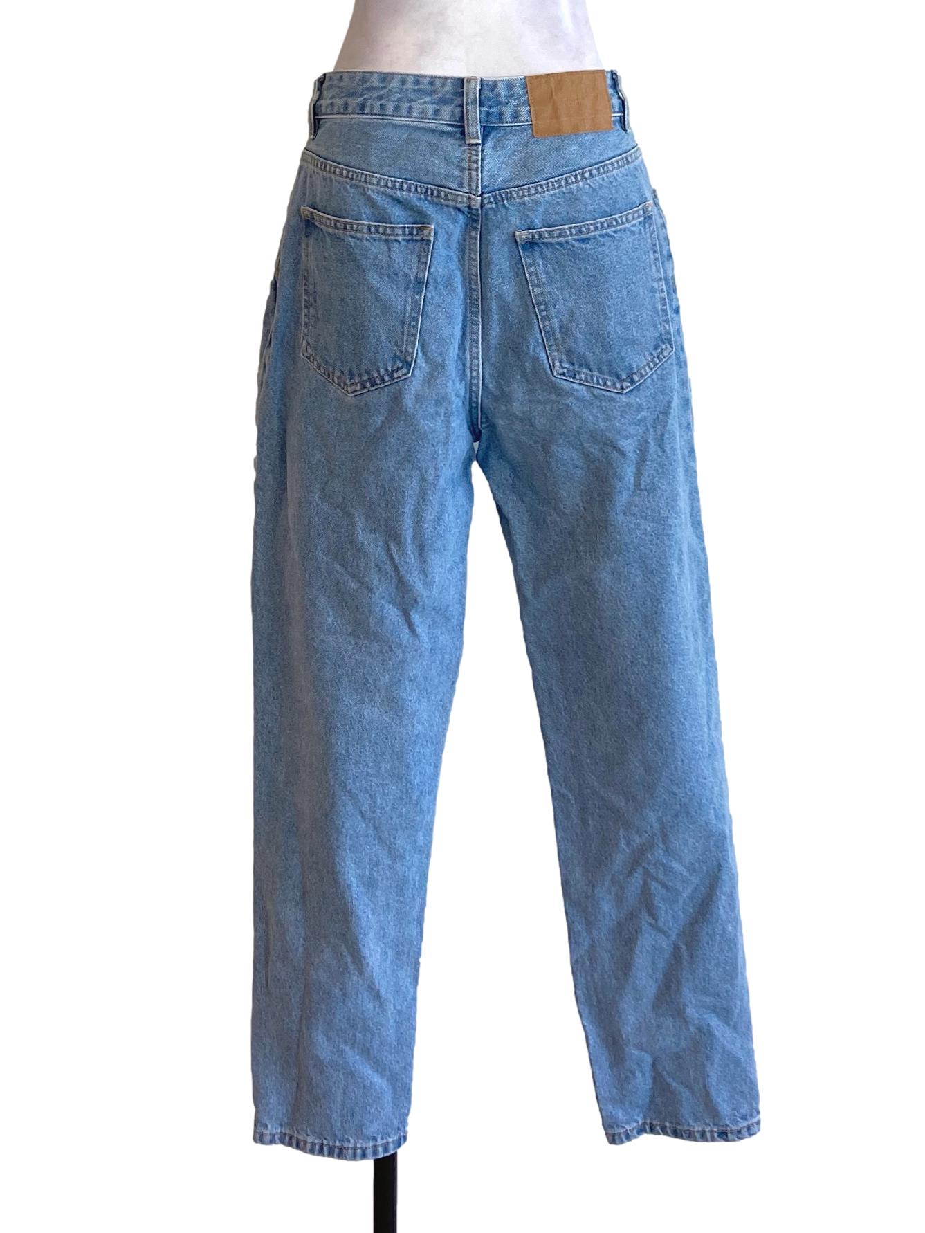 Light Denim Blue High Waisted Jeans