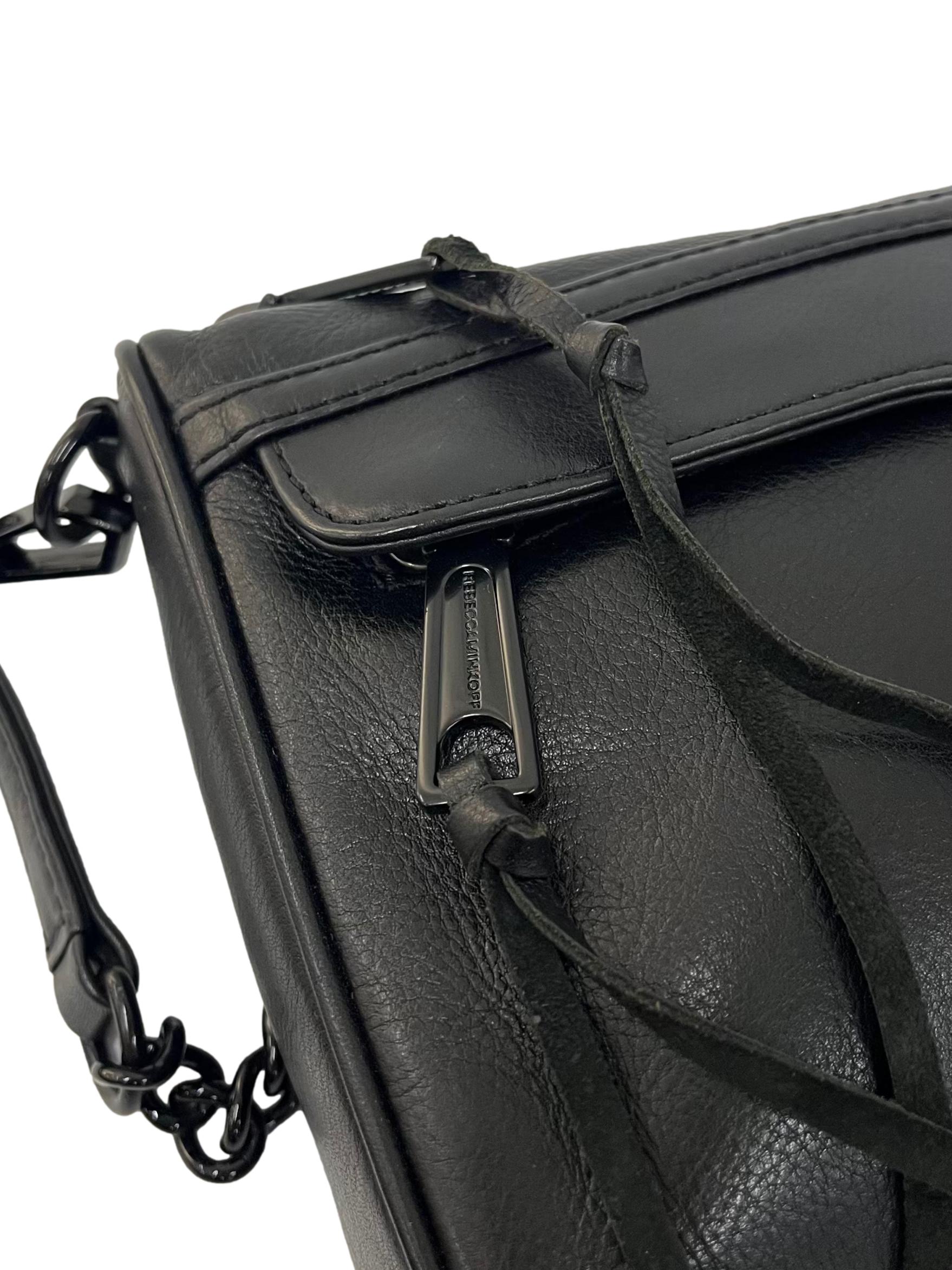 Black Mini Mac Crossbody Bag
