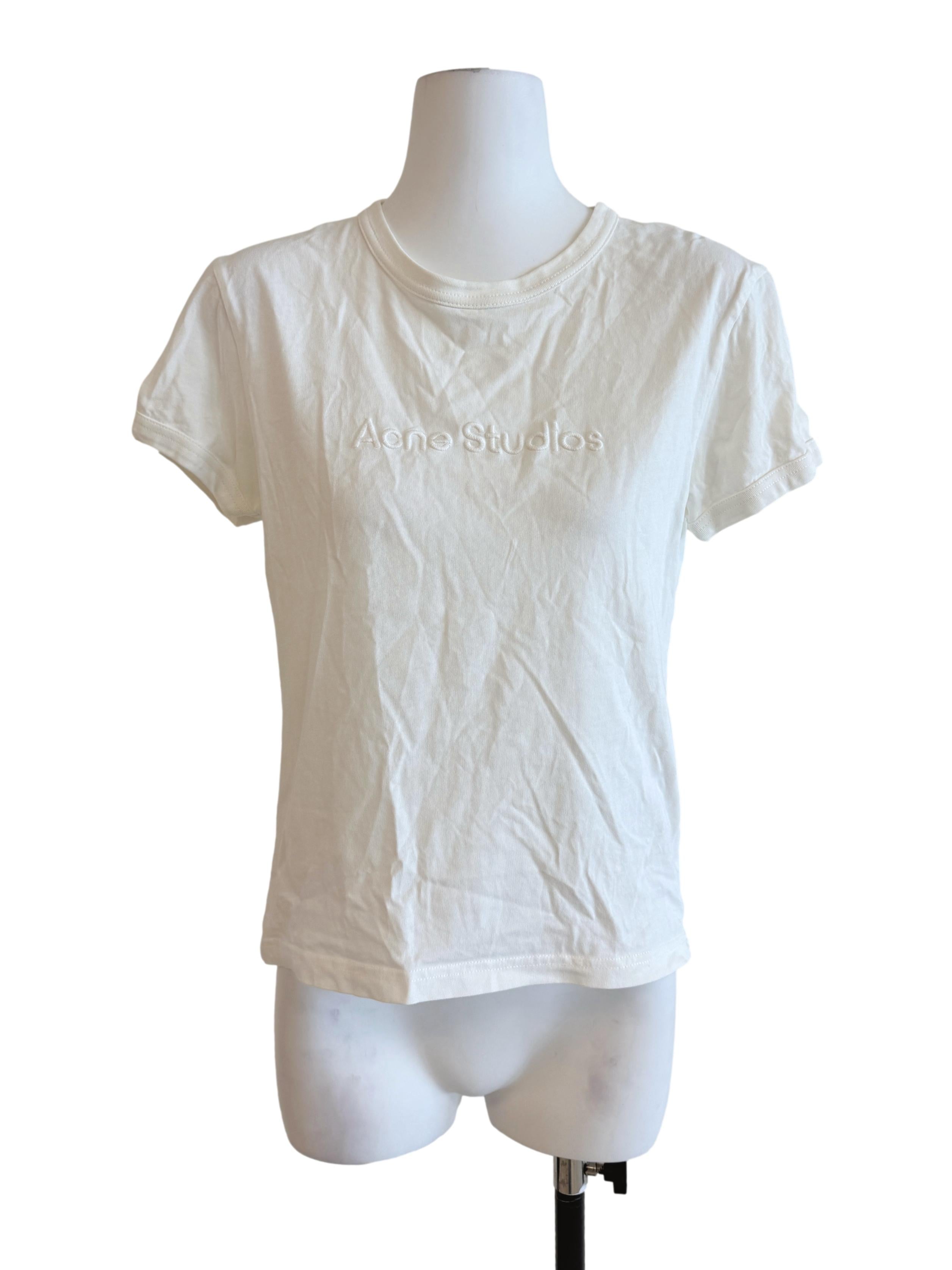 White Round Neck T-Shirt
