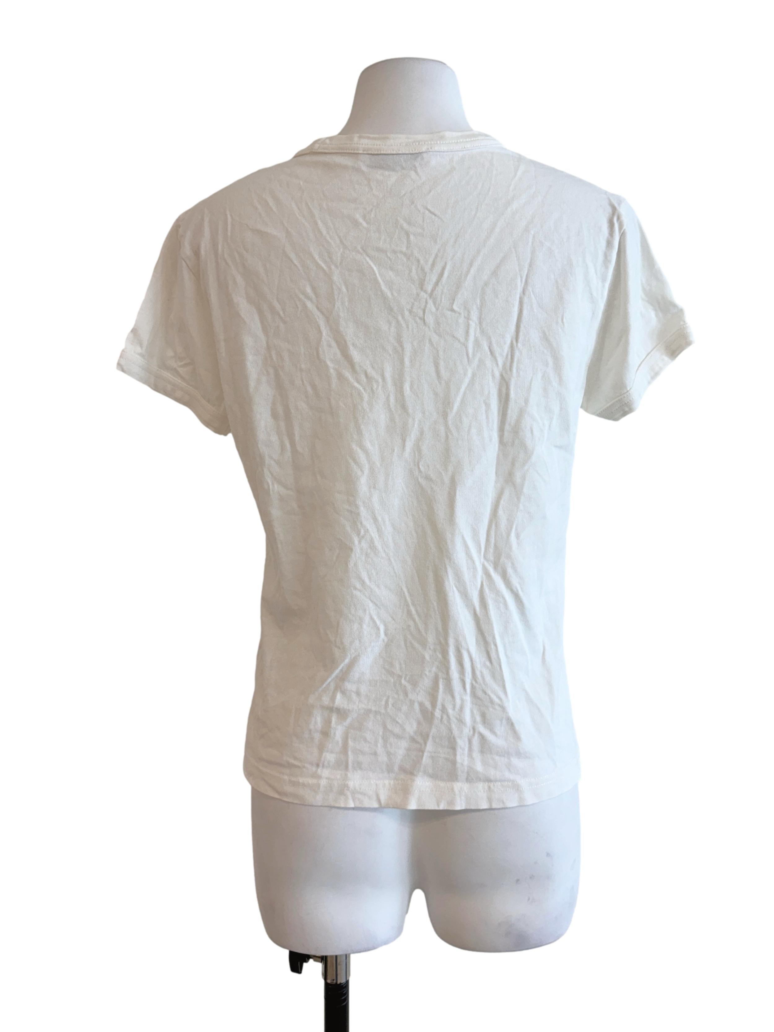 White Round Neck T-Shirt