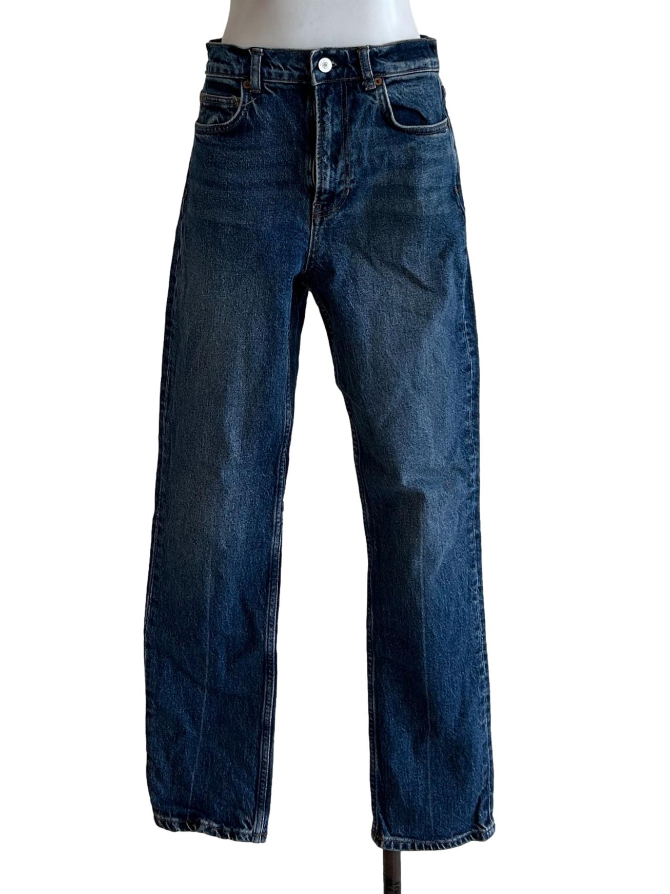 Medium Blue High Waist Jeans