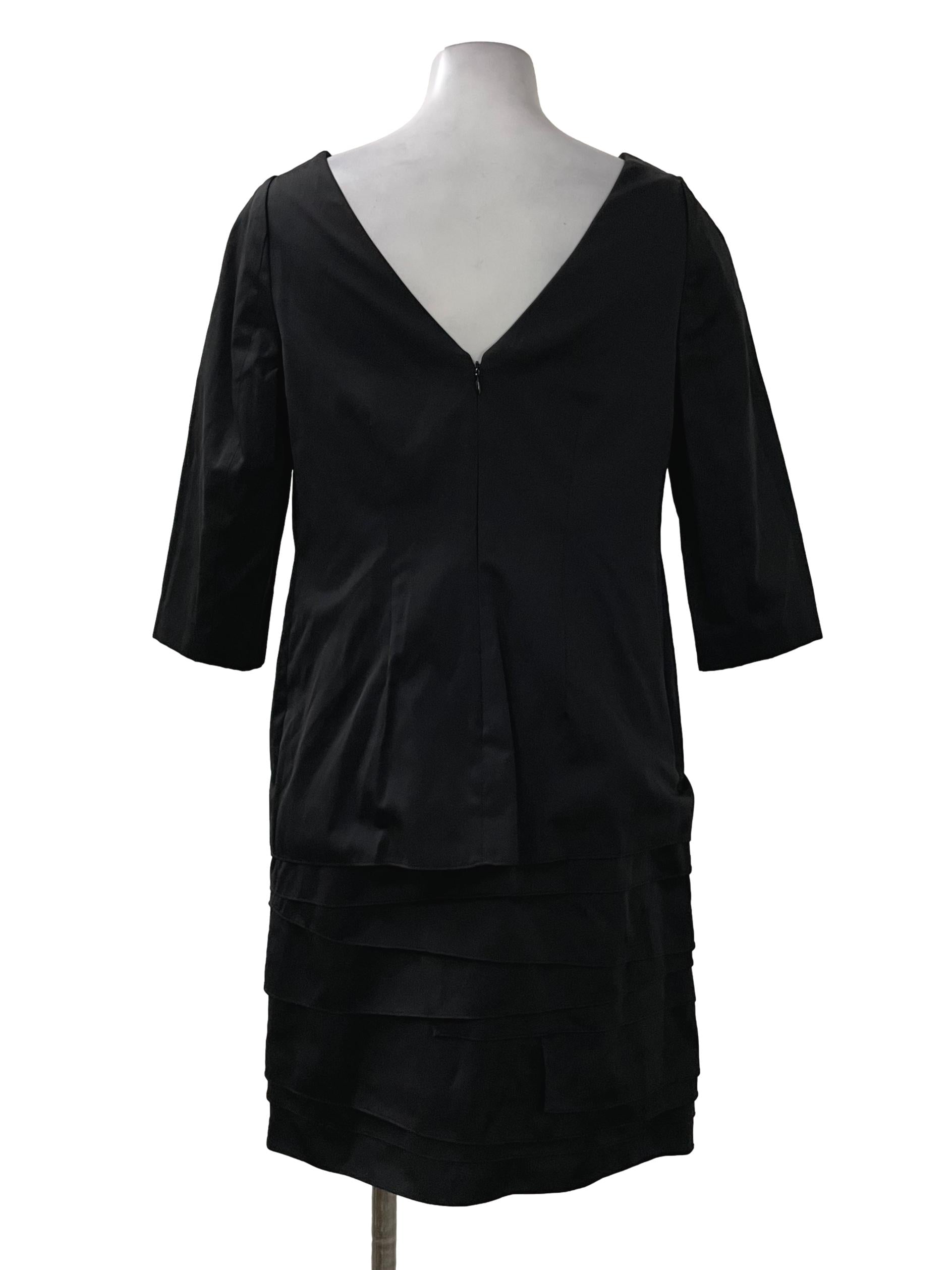 Black Low Back Dress