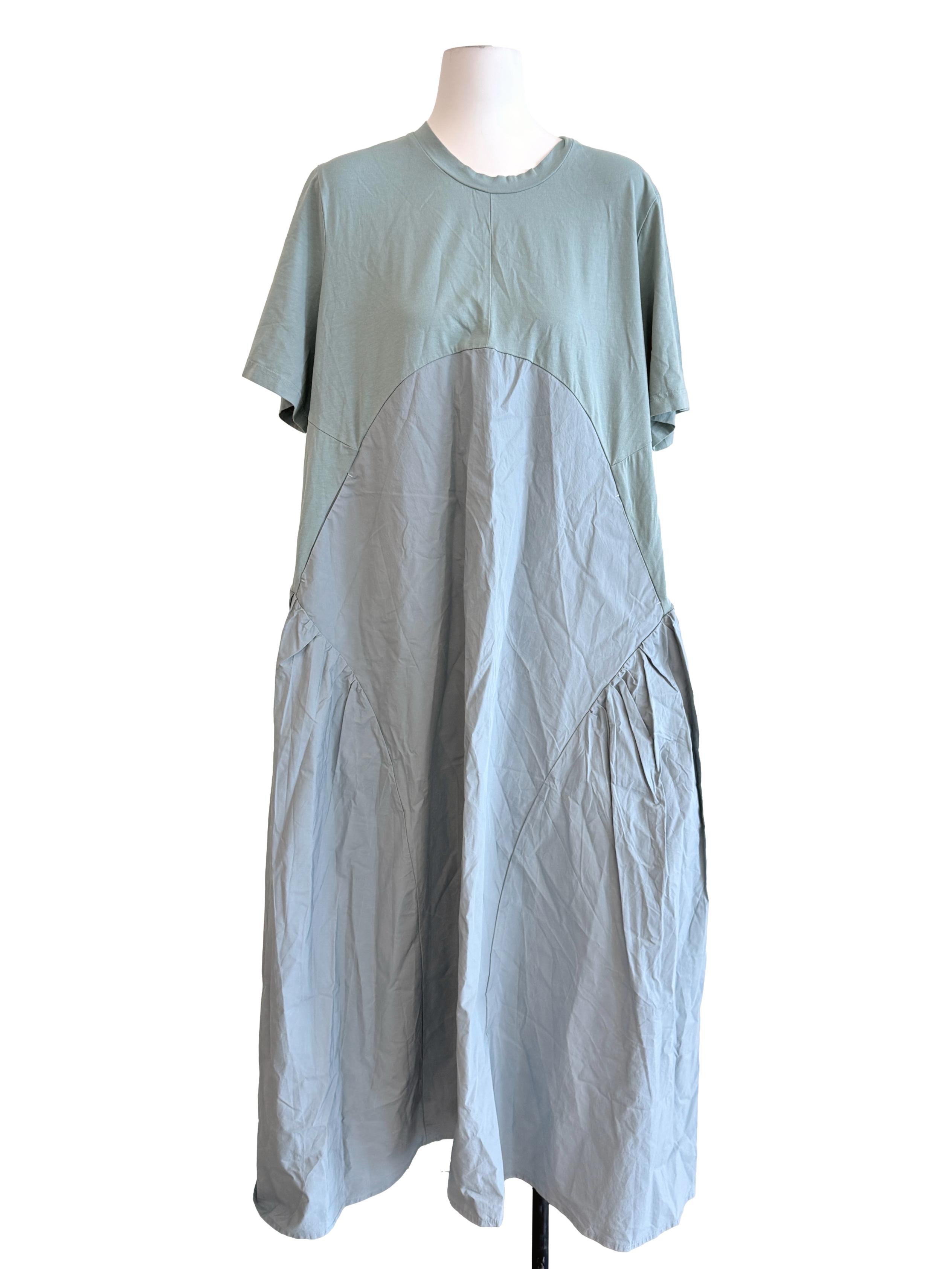 Sky Blue Shirt Dress