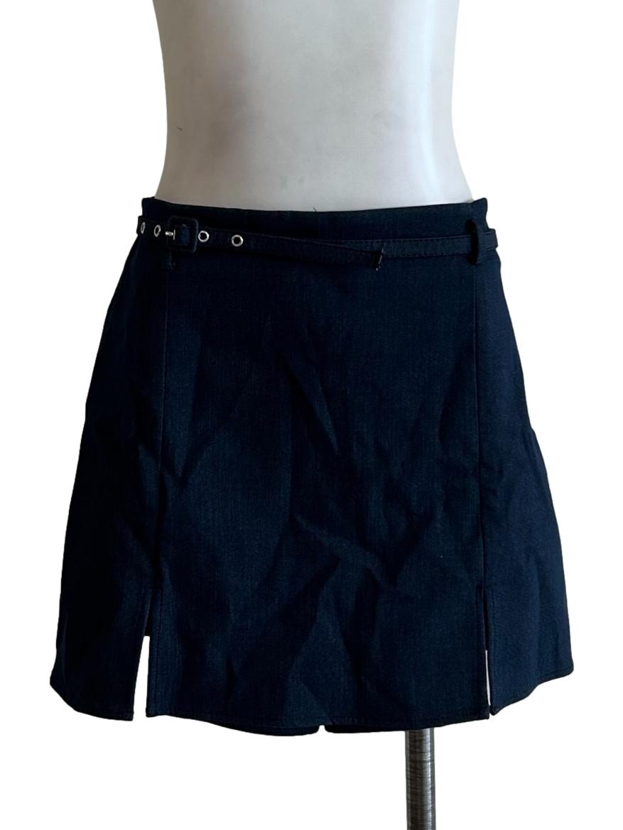 Dark Blue Denim Skort