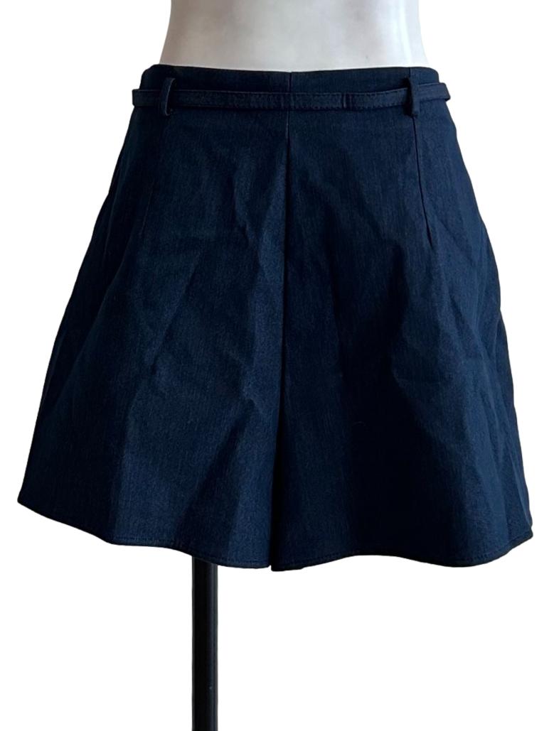 Dark Blue Denim Skort