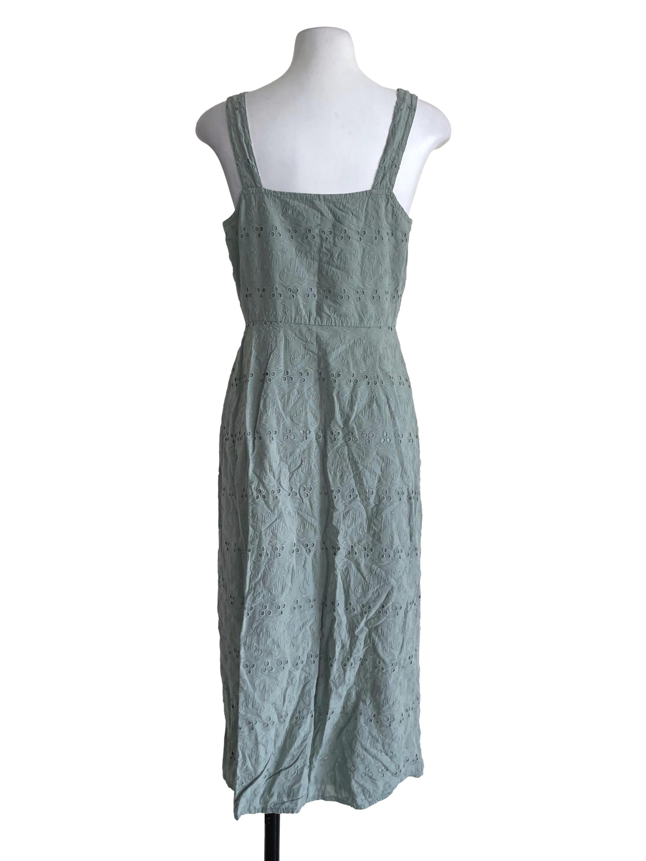 Mint Green Tree Pattern Dress