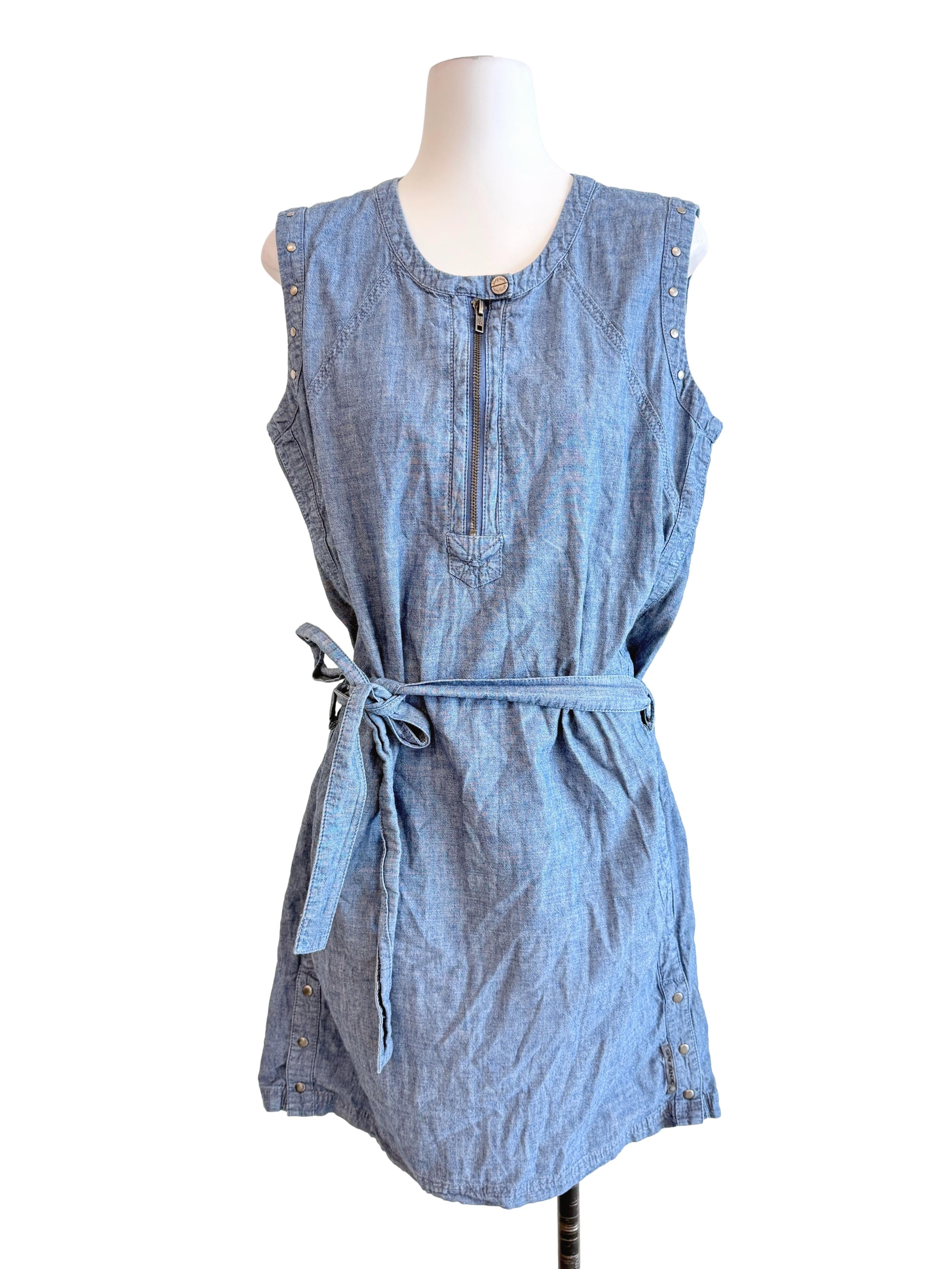 Blue Denim Tunic Dress
