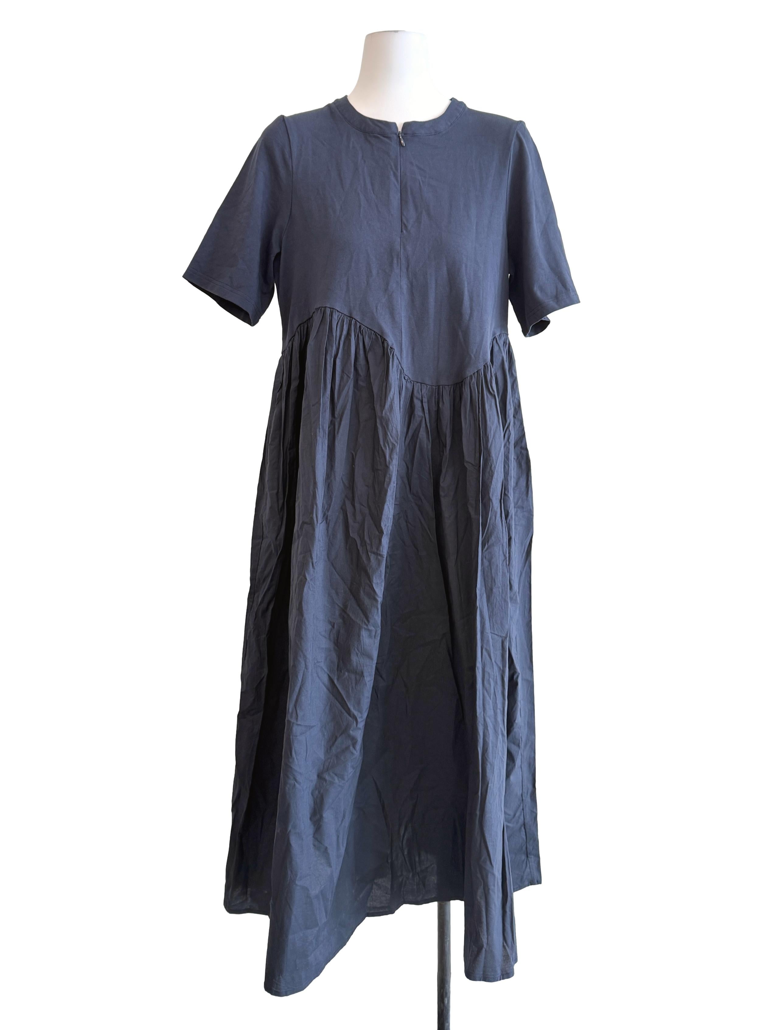Navy Blue Shirt Dress
