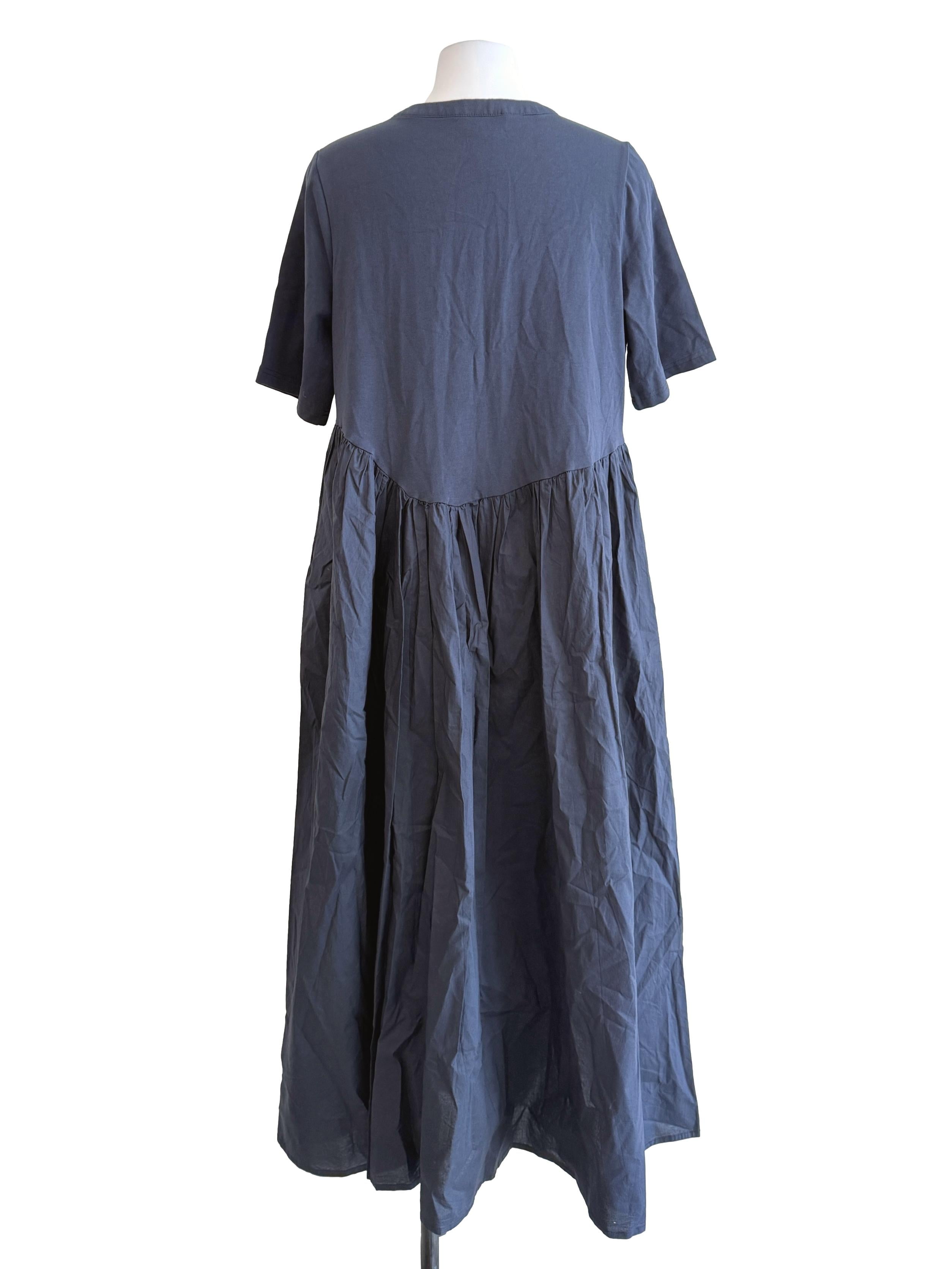 Navy Blue Shirt Dress