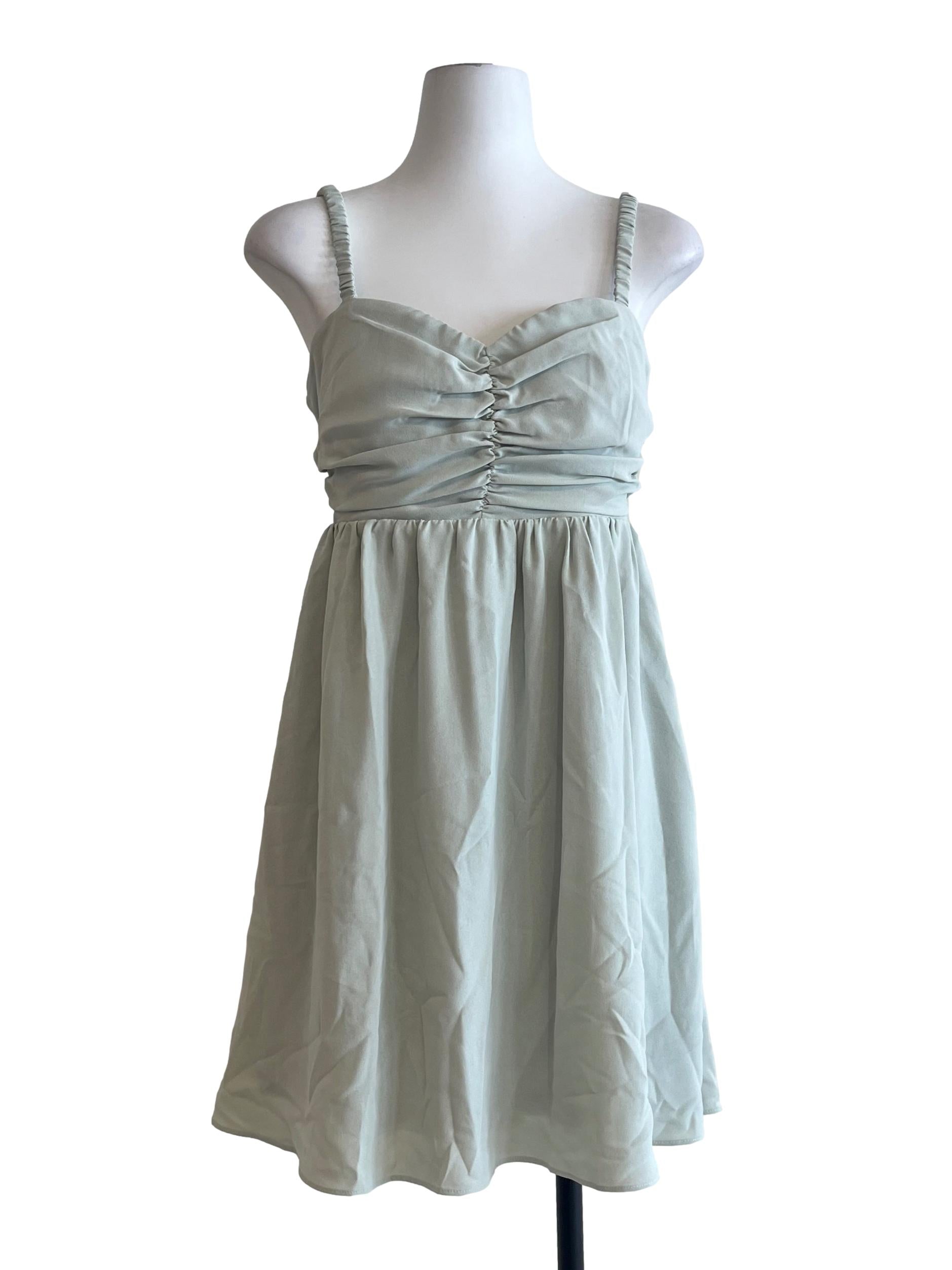Mint Green Sweetheart Sleeveless Dress