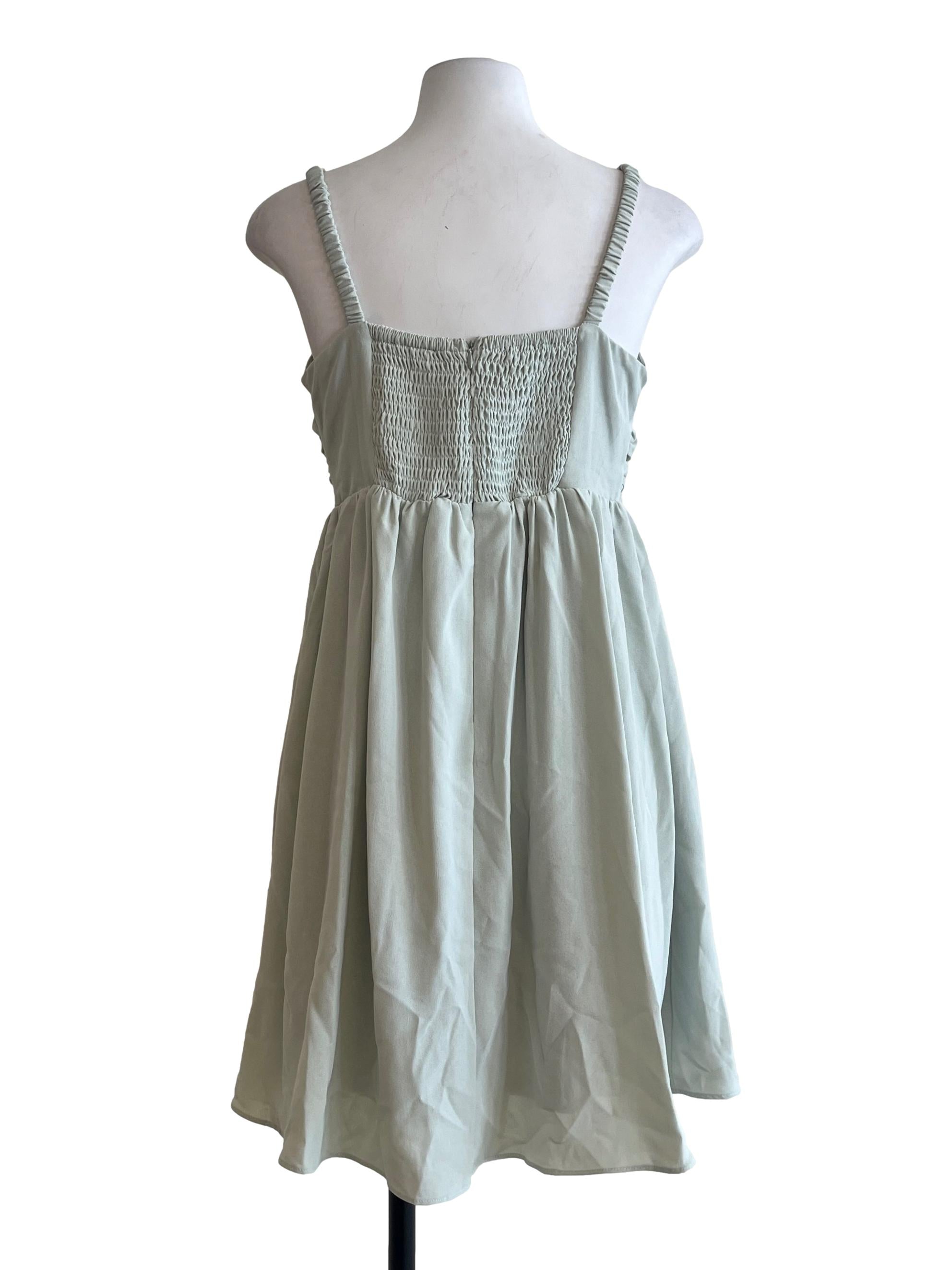 Mint Green Sweetheart Sleeveless Dress