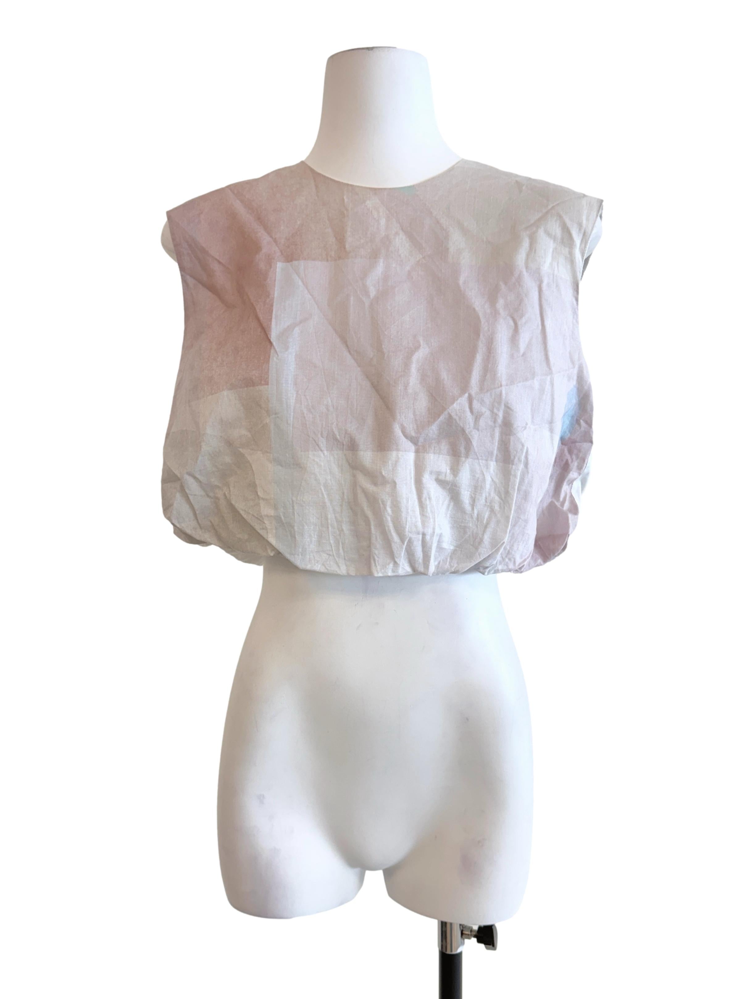 Frame Smocked Crop Top OSN