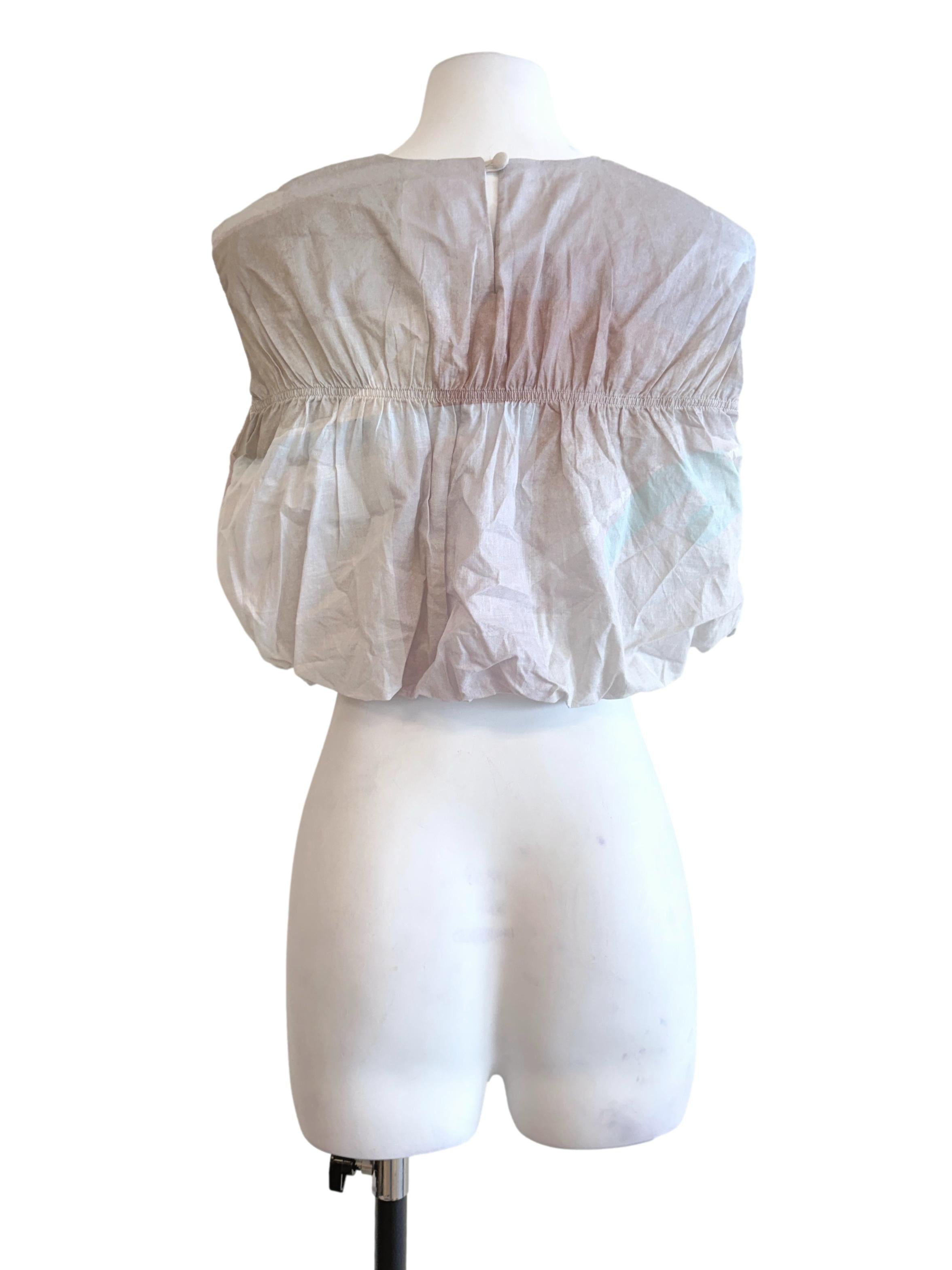 Frame Smocked Crop Top OSN