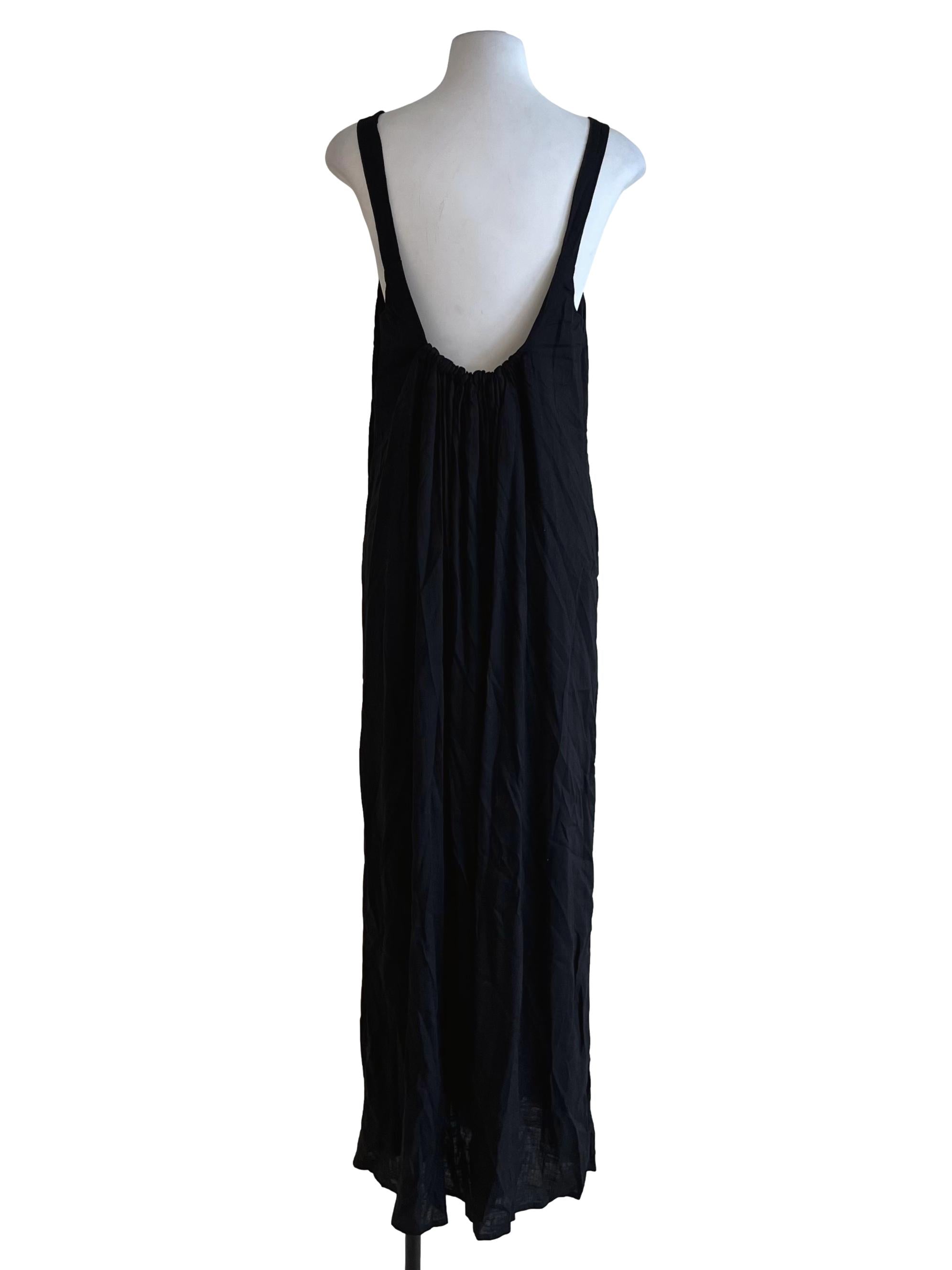 Black Scoop Neckline Sheath Dress