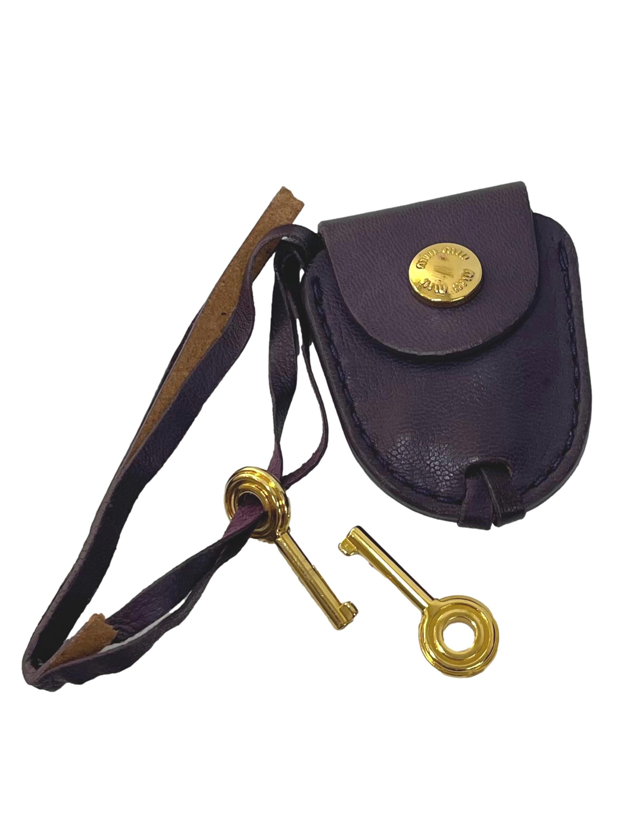 Purple Soft Leather Shoulder Bag CSN