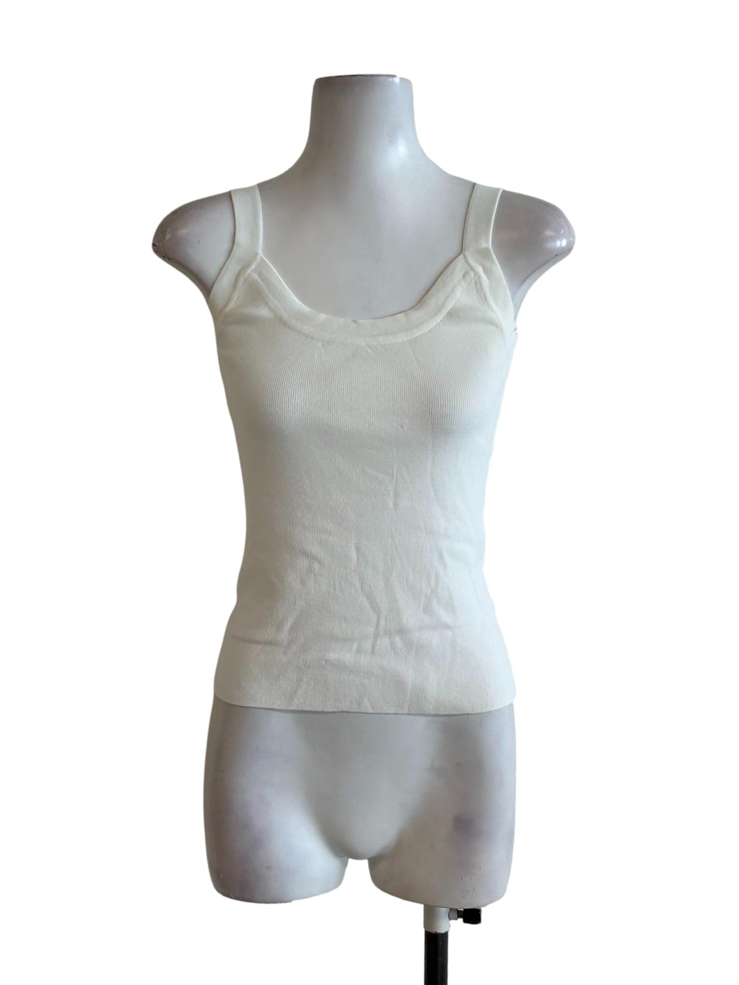 Knitted Scoop Tank Top OSN