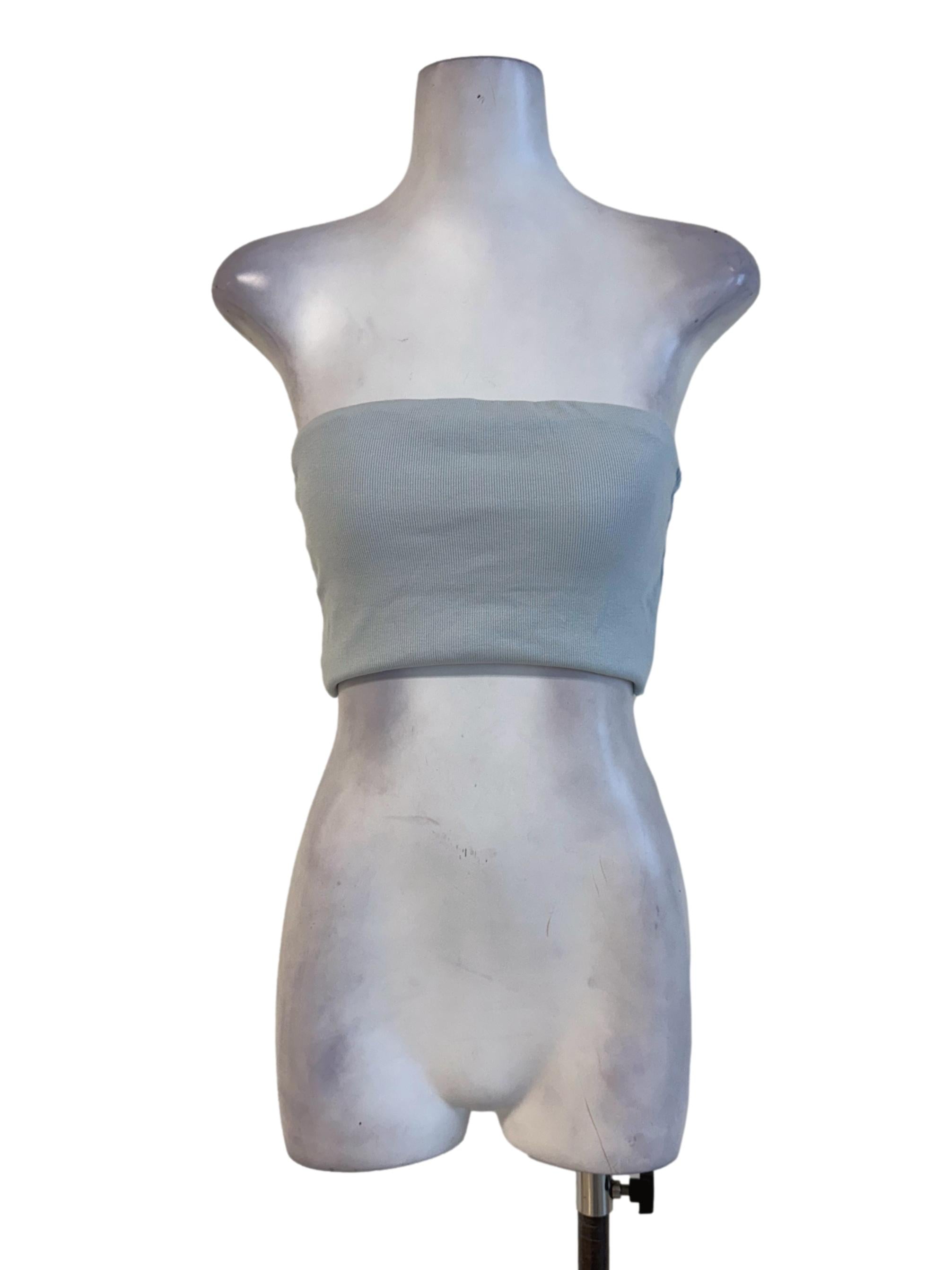 Light Blue Padded Tube Top