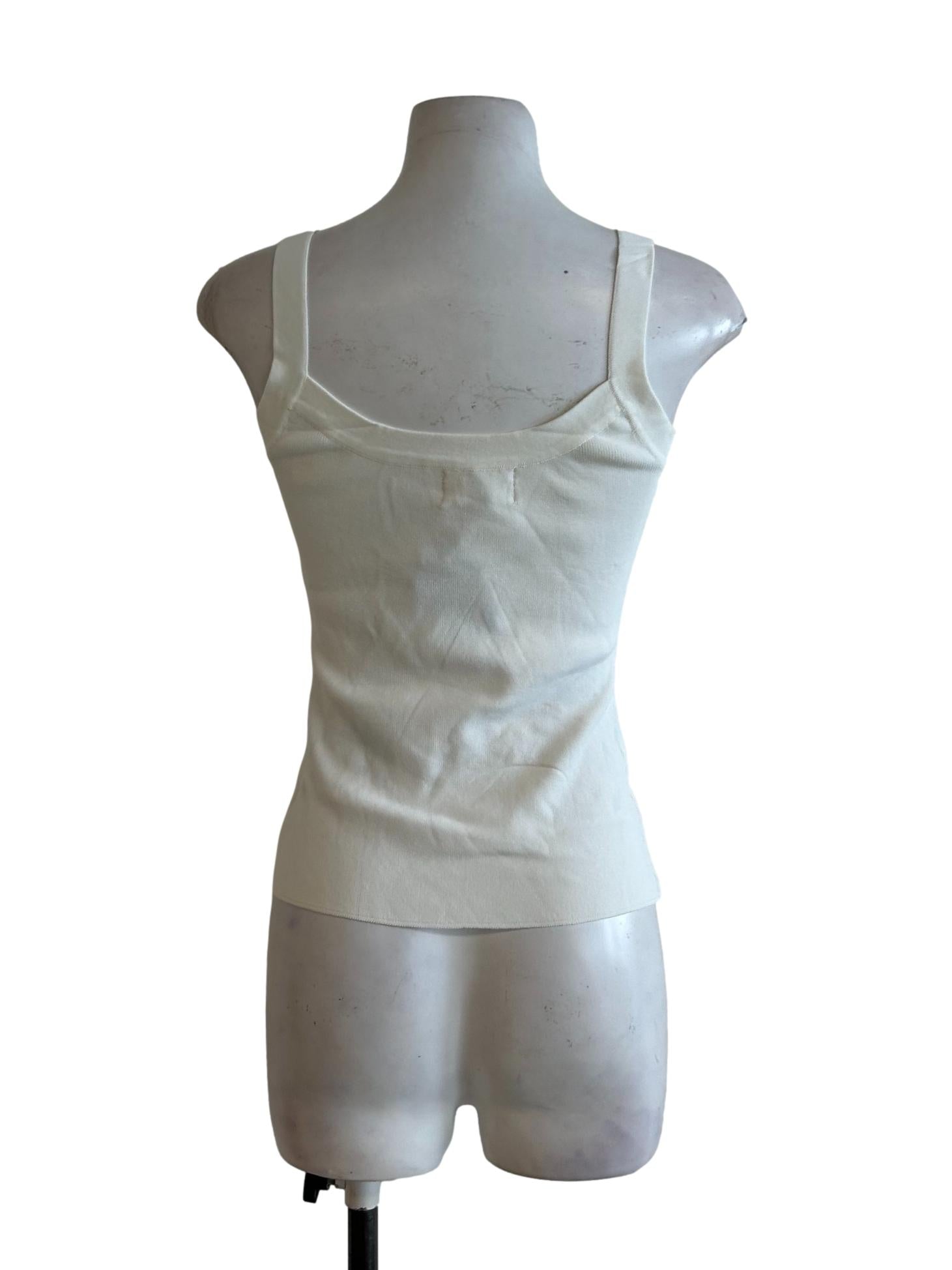 Knitted Scoop Tank Top OSN