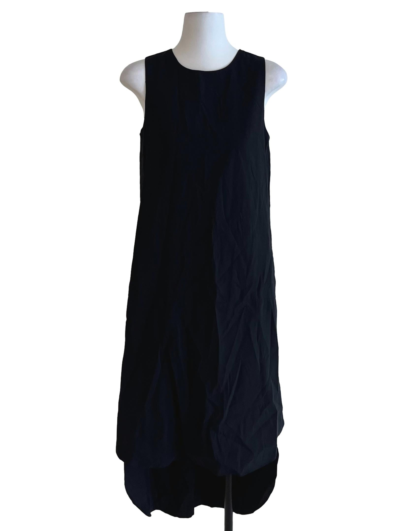 Black Jewel Neckline Shift Dress