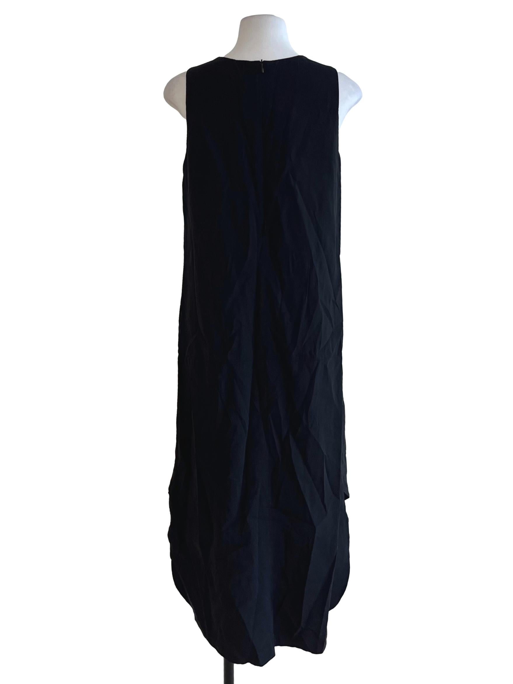 Black Jewel Neckline Shift Dress