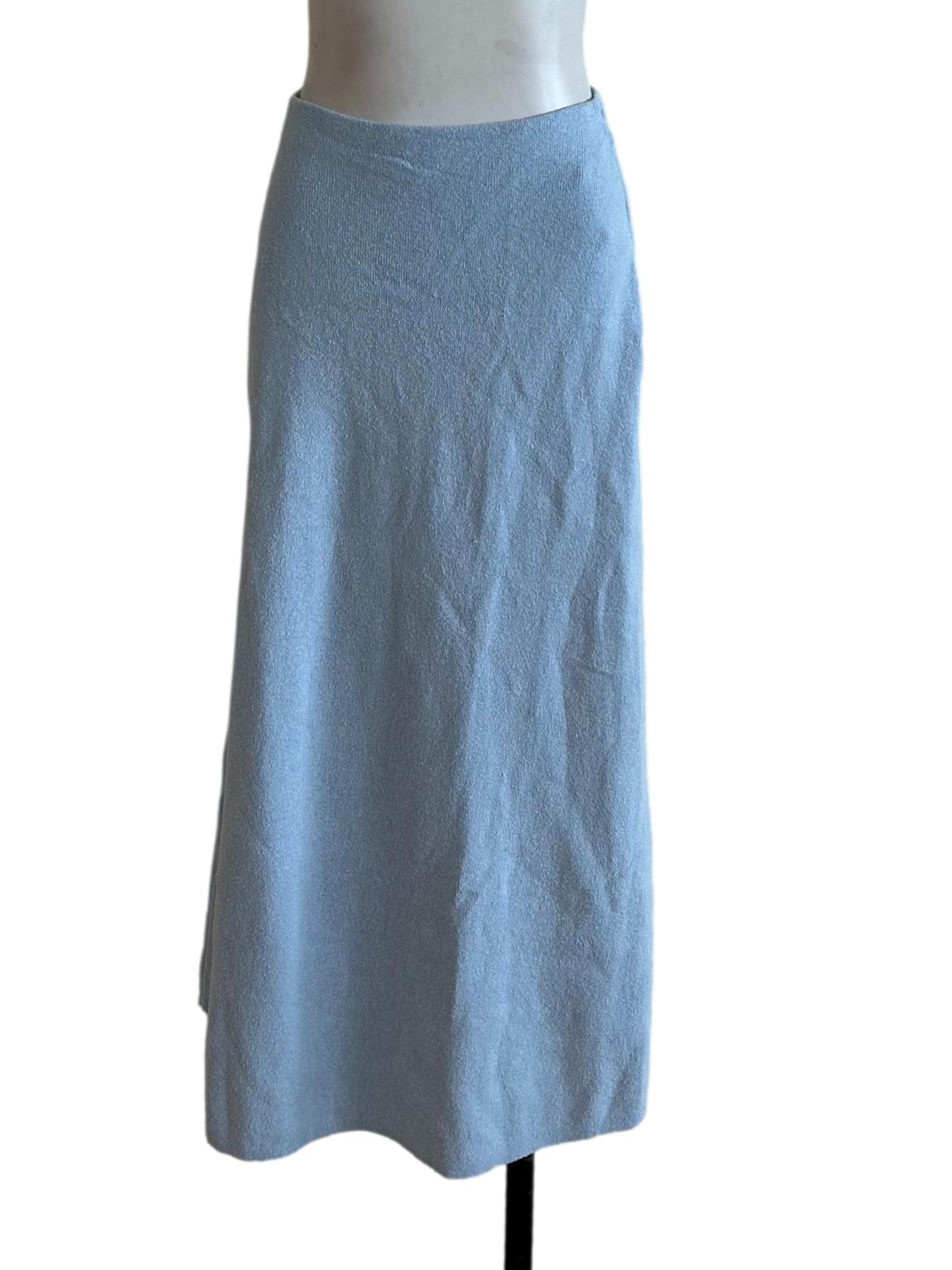 Baby Blue Knit Skirt OSN