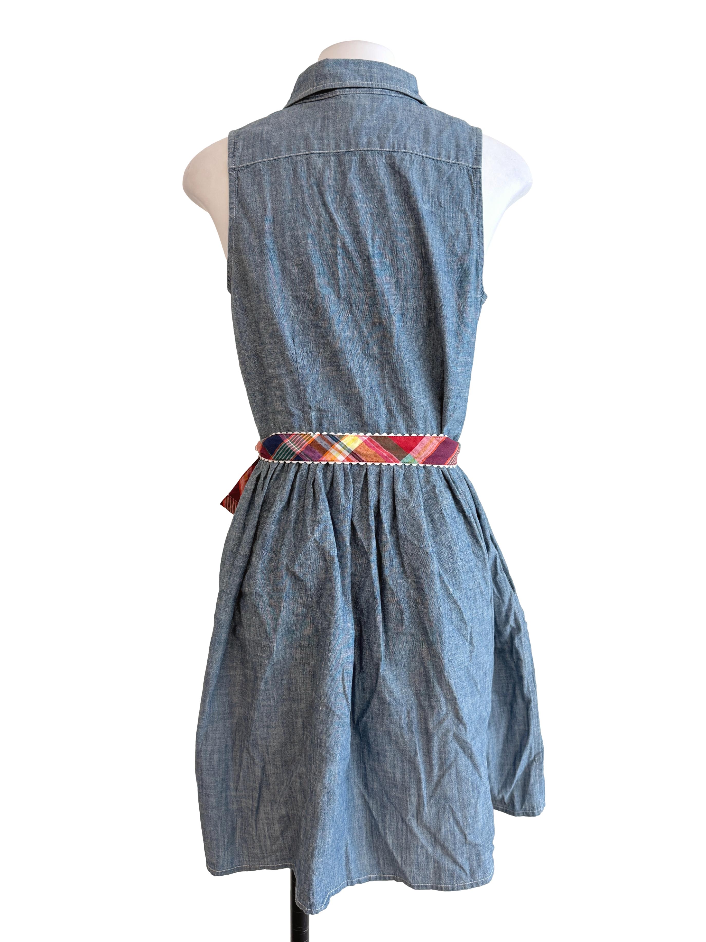 Denim Blue Fully Button Dress