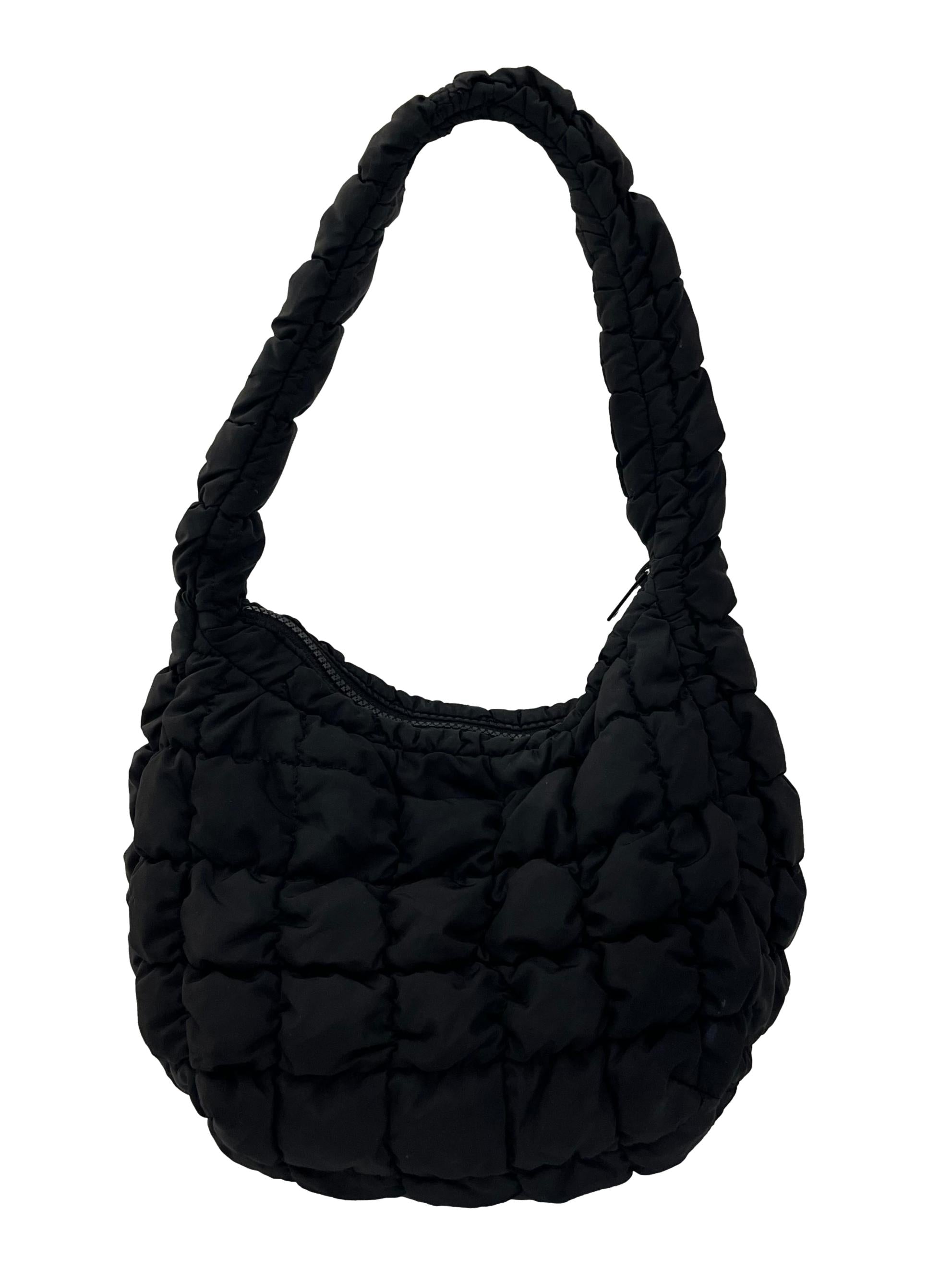 Black Mini Quilted Shoulder Bag