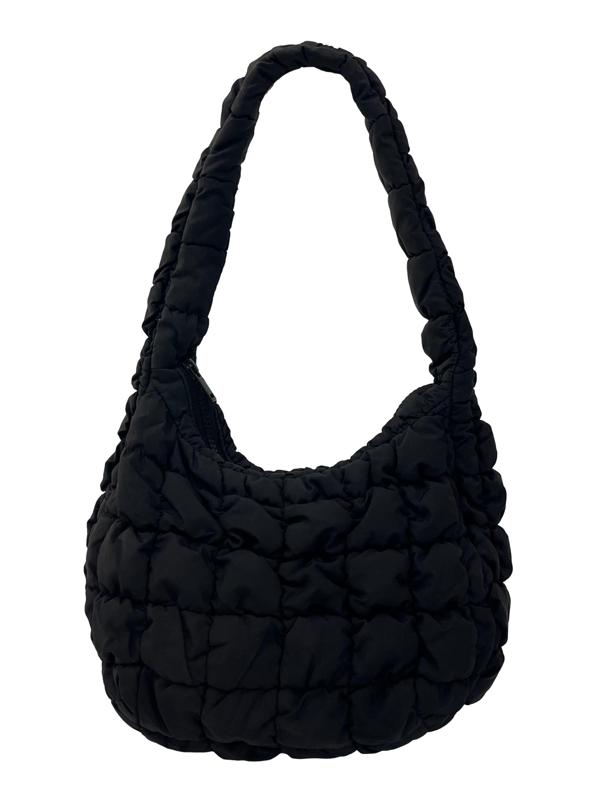 Black Mini Quilted Shoulder Bag