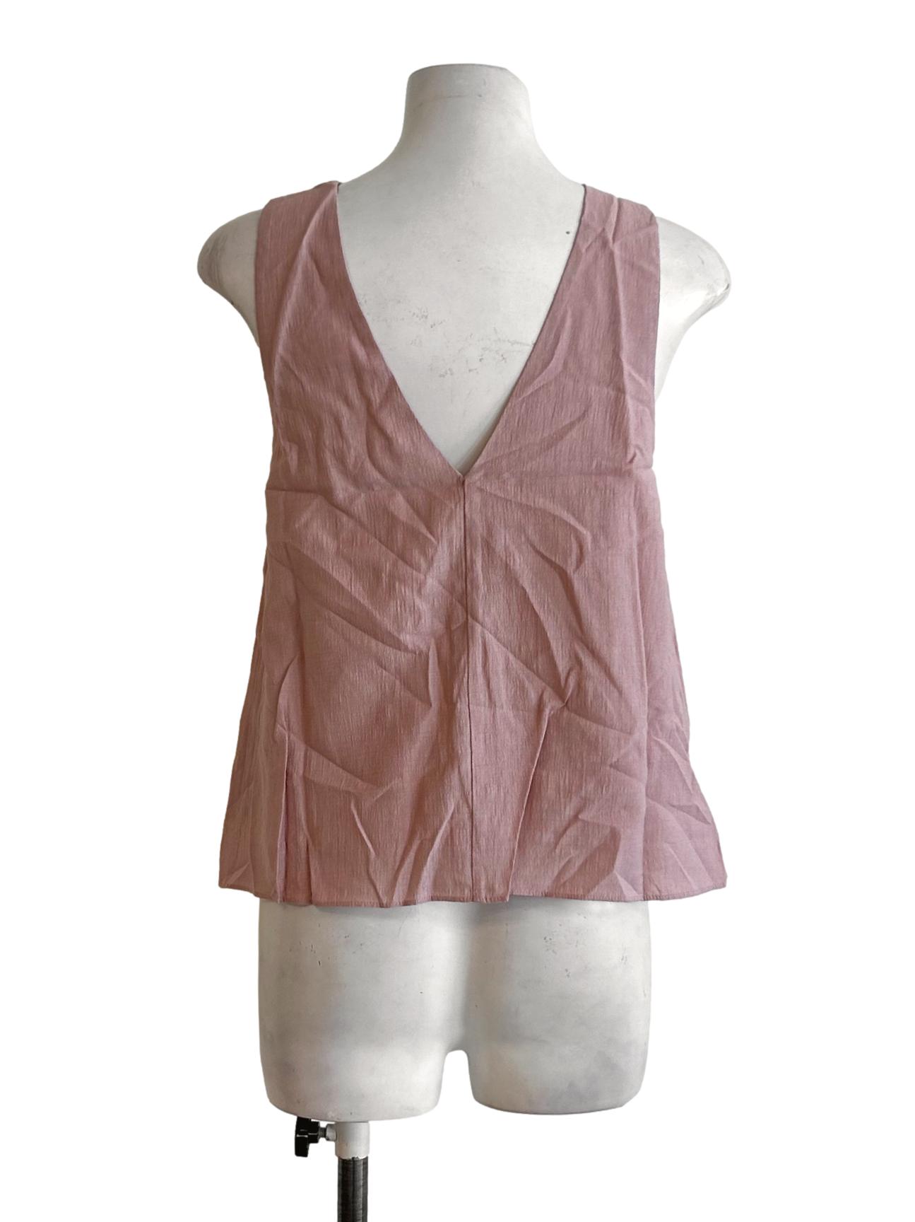 Pink Two-Way Twist Knot Top OSN