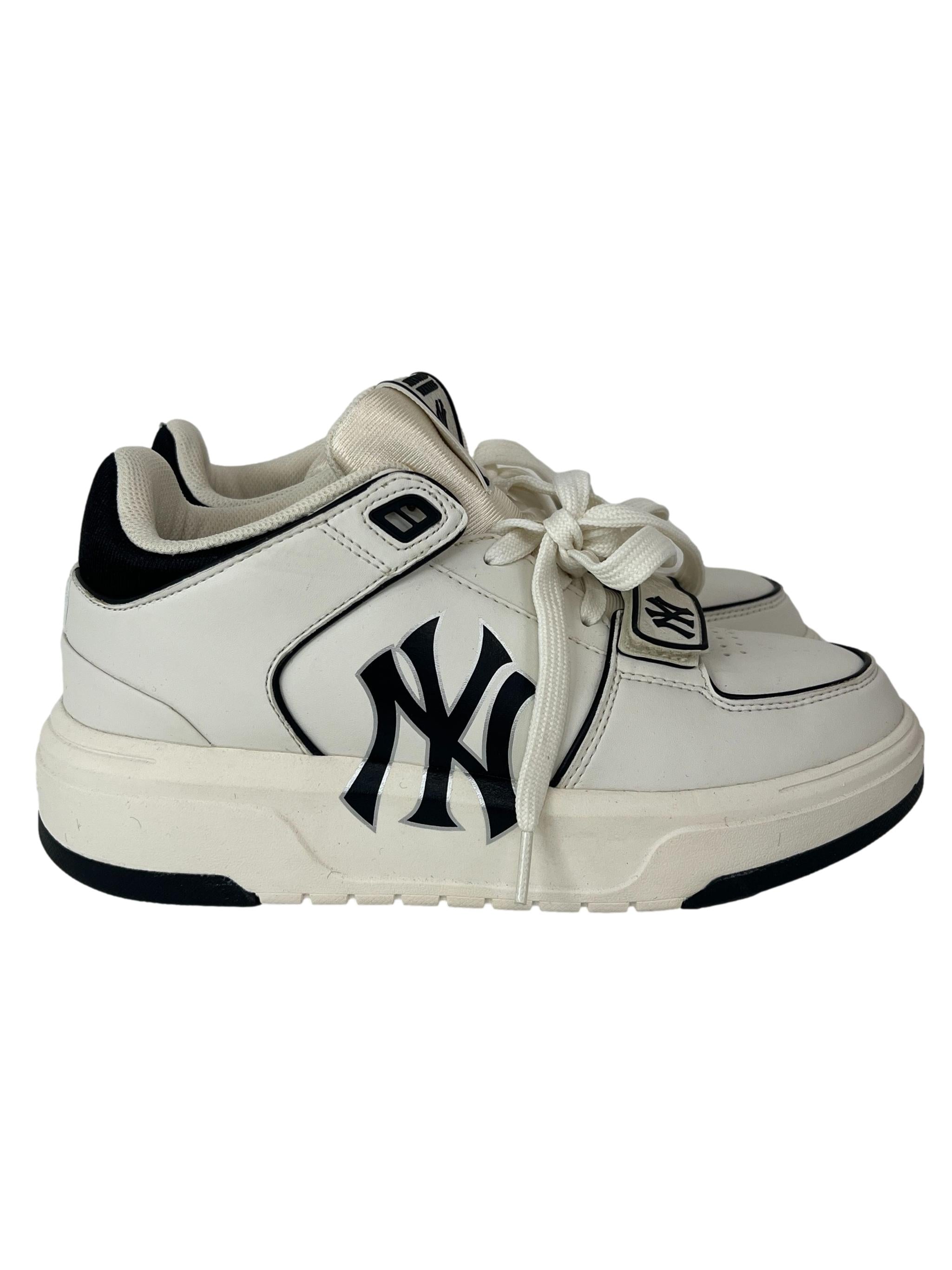 White Chunky Liners Mid New Yankees Sneakers