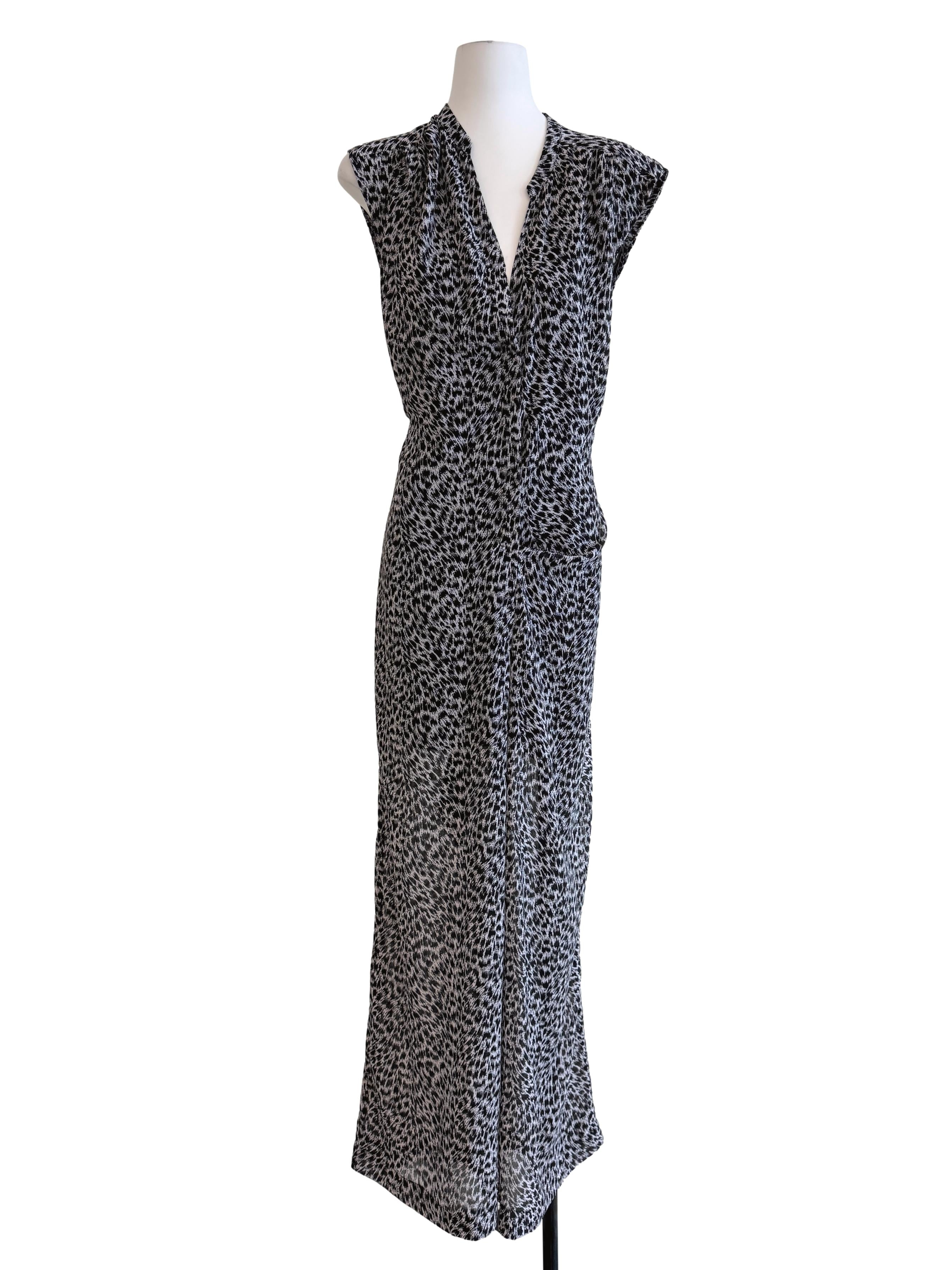 Black & White Printed Jumpsuit