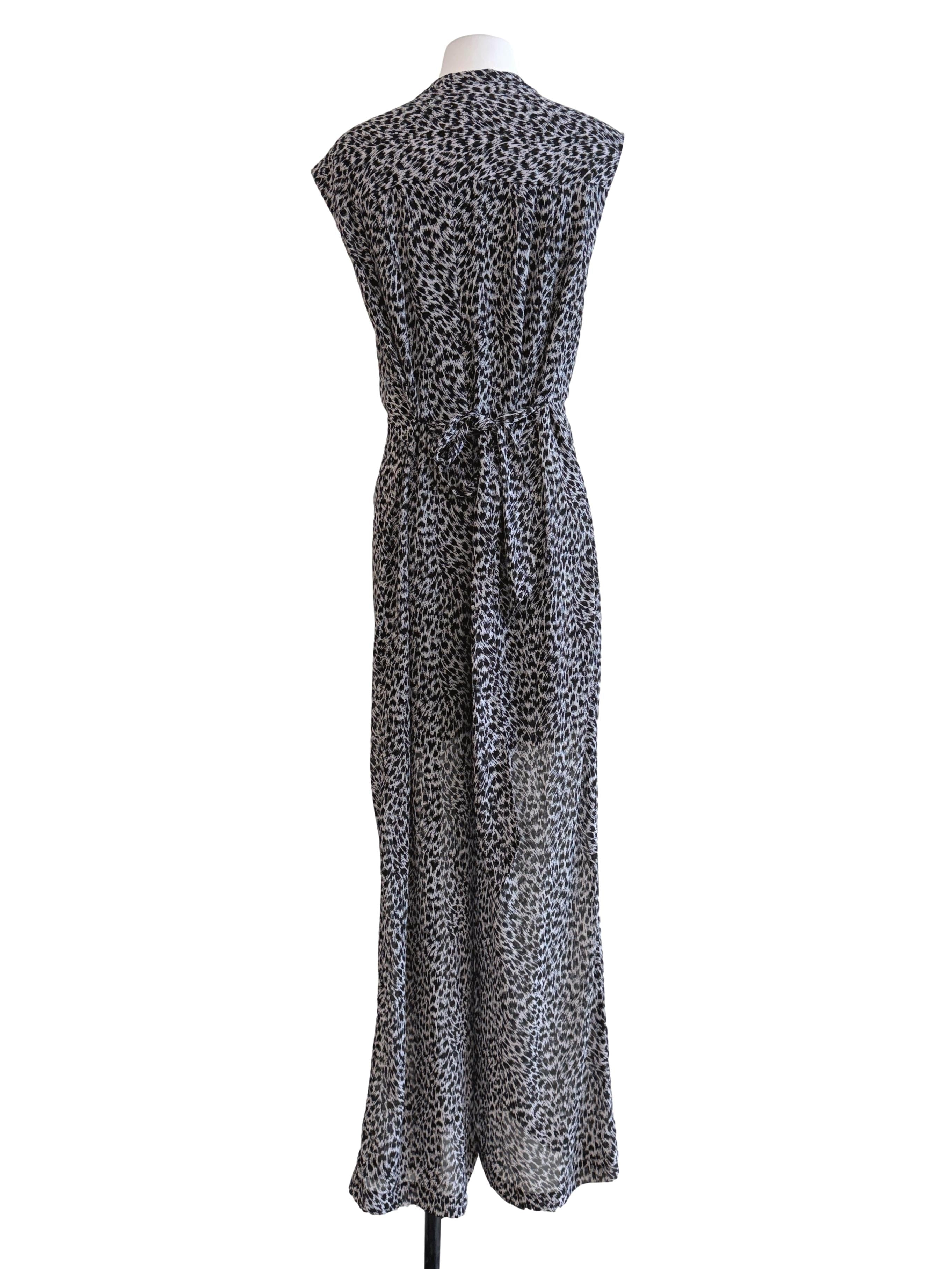 Black & White Printed Jumpsuit
