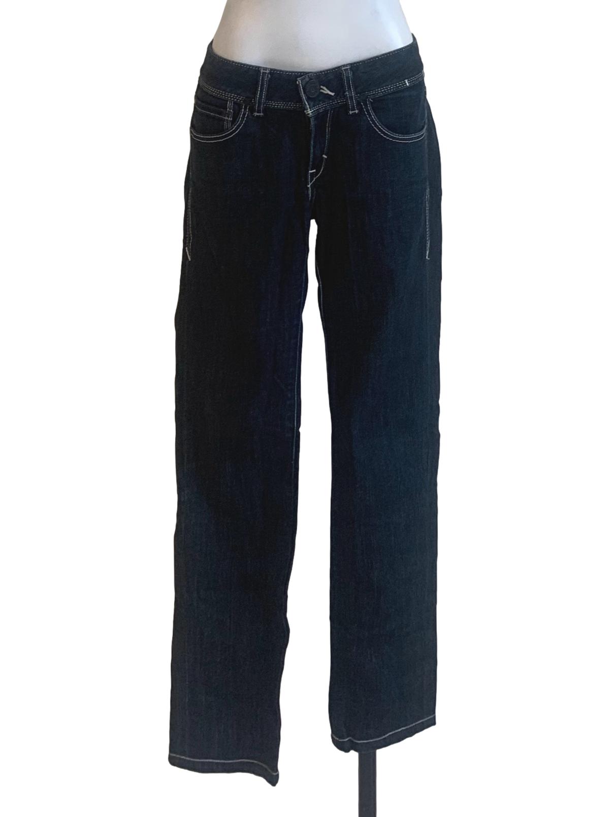 Berry Blue Low Waist Skinny Jeans