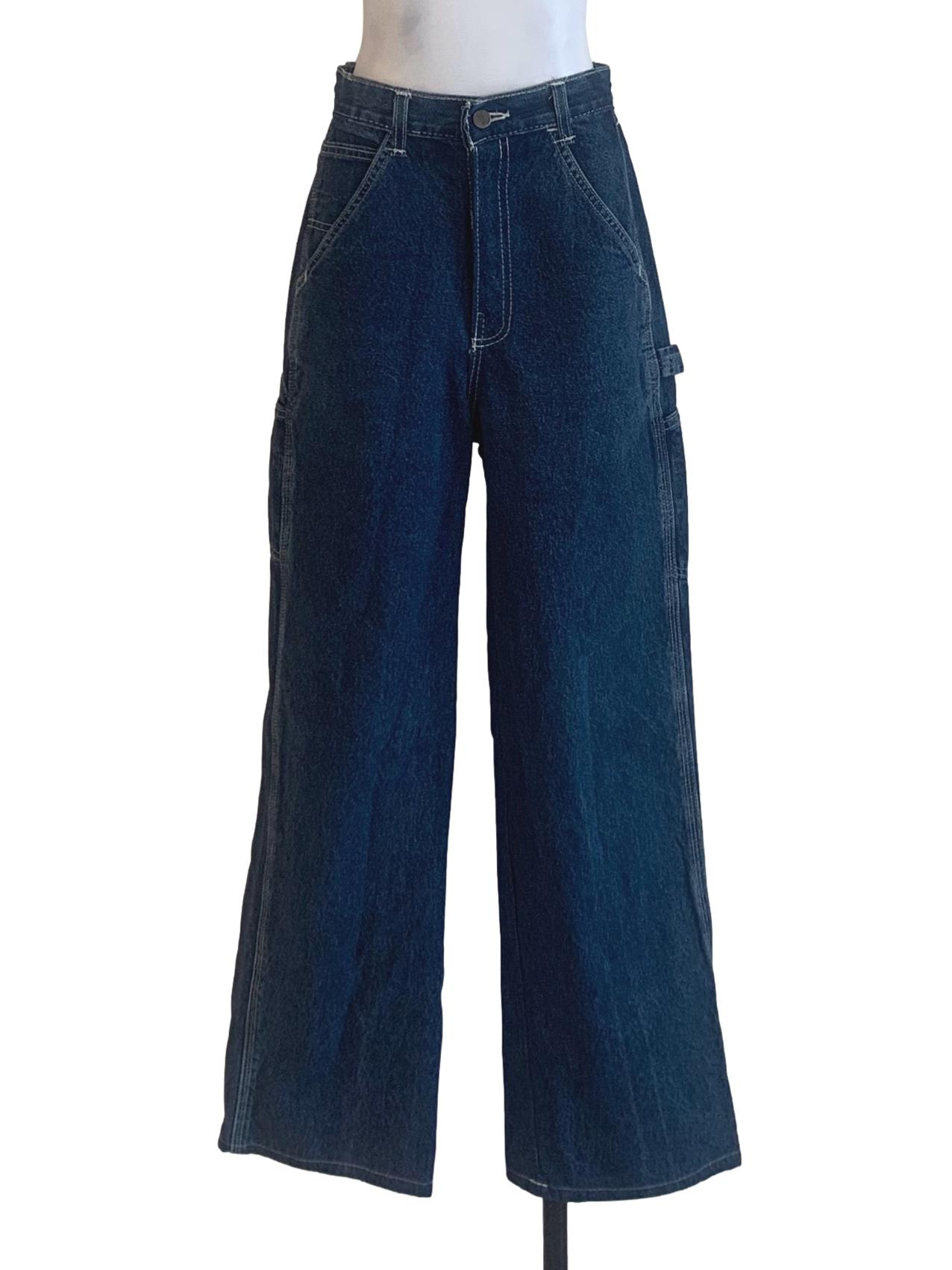 Denim Blue  Straight Cut Jeans