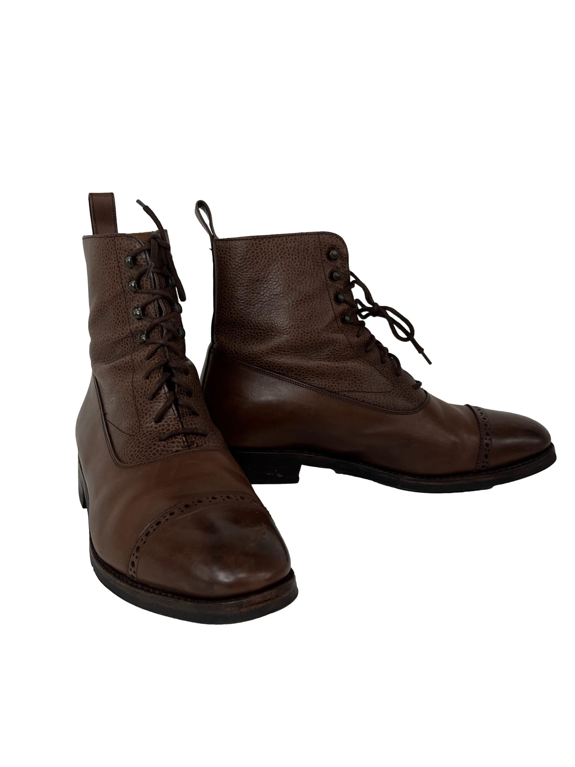 Brown High Cut Boots
