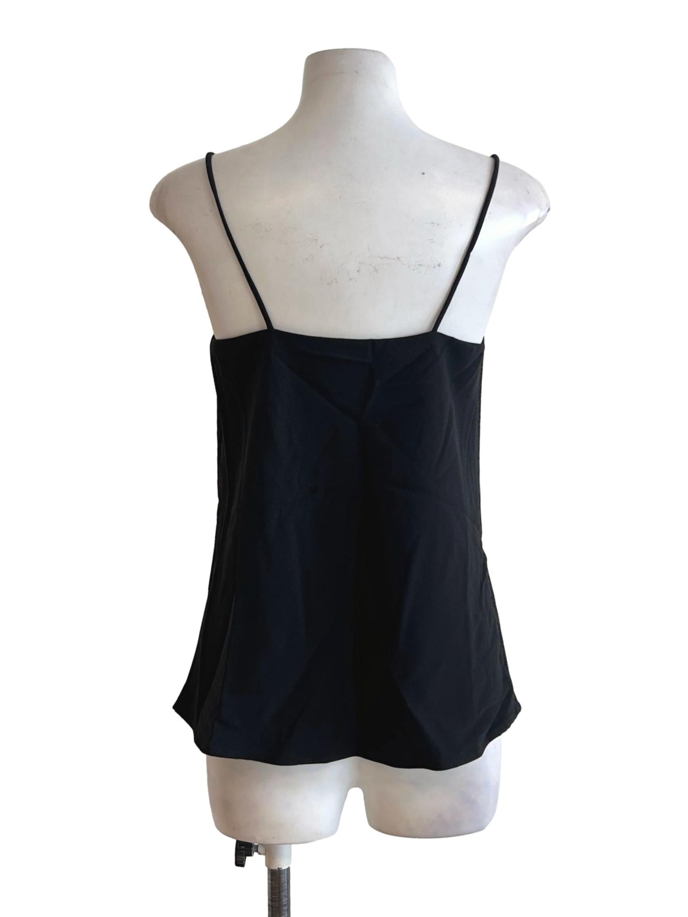 Black Cowl Neck Cami Top OSN