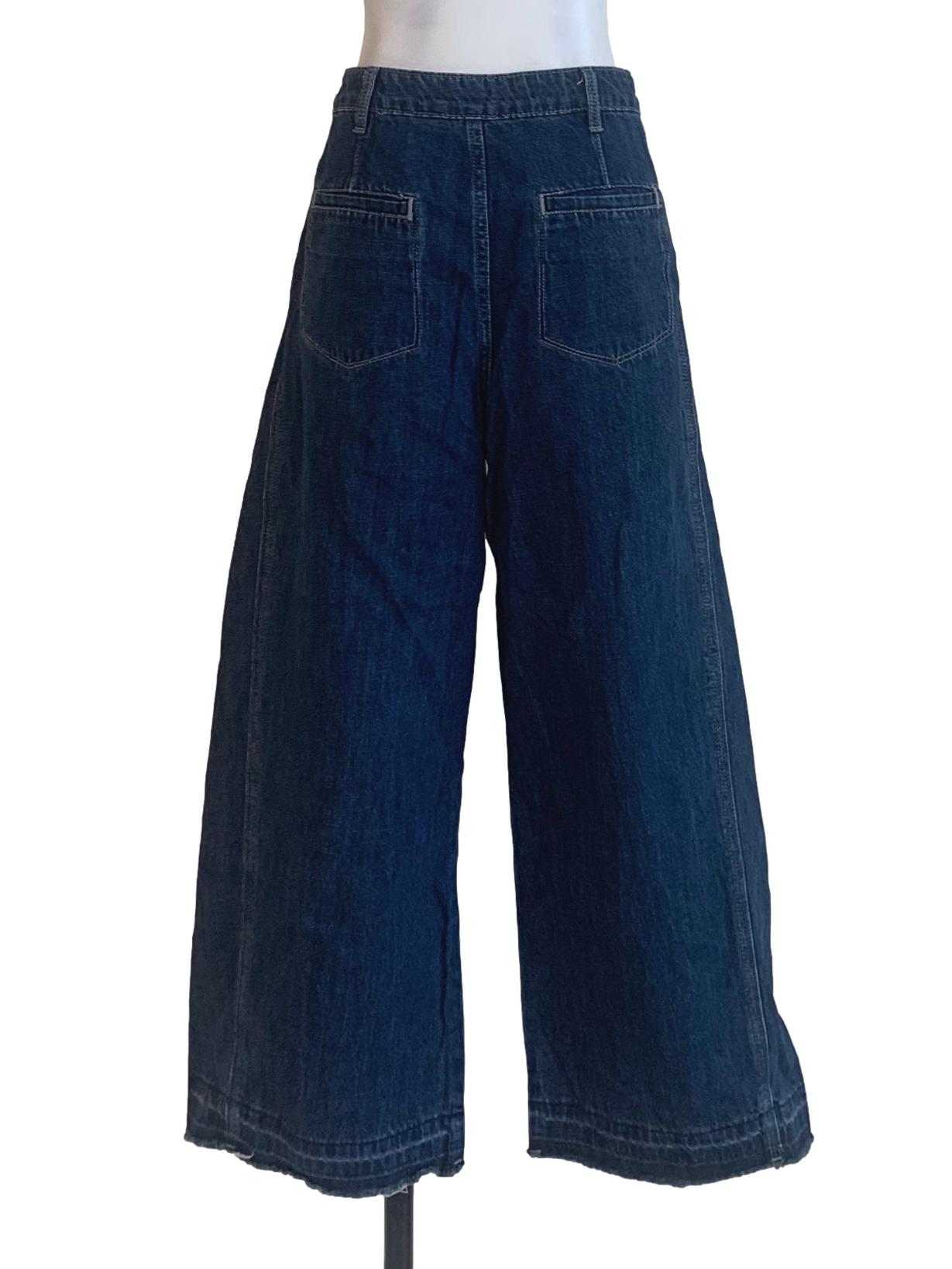 Denim Blue Wide Leg Jeans LB
