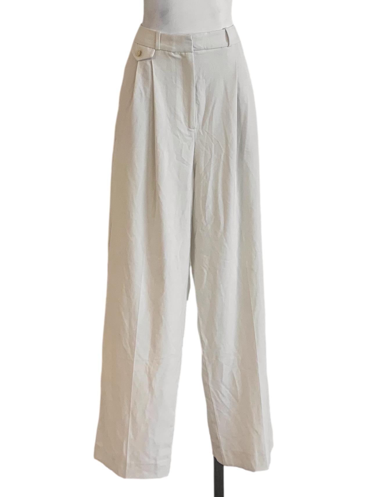 Pearl White Formal Pants
